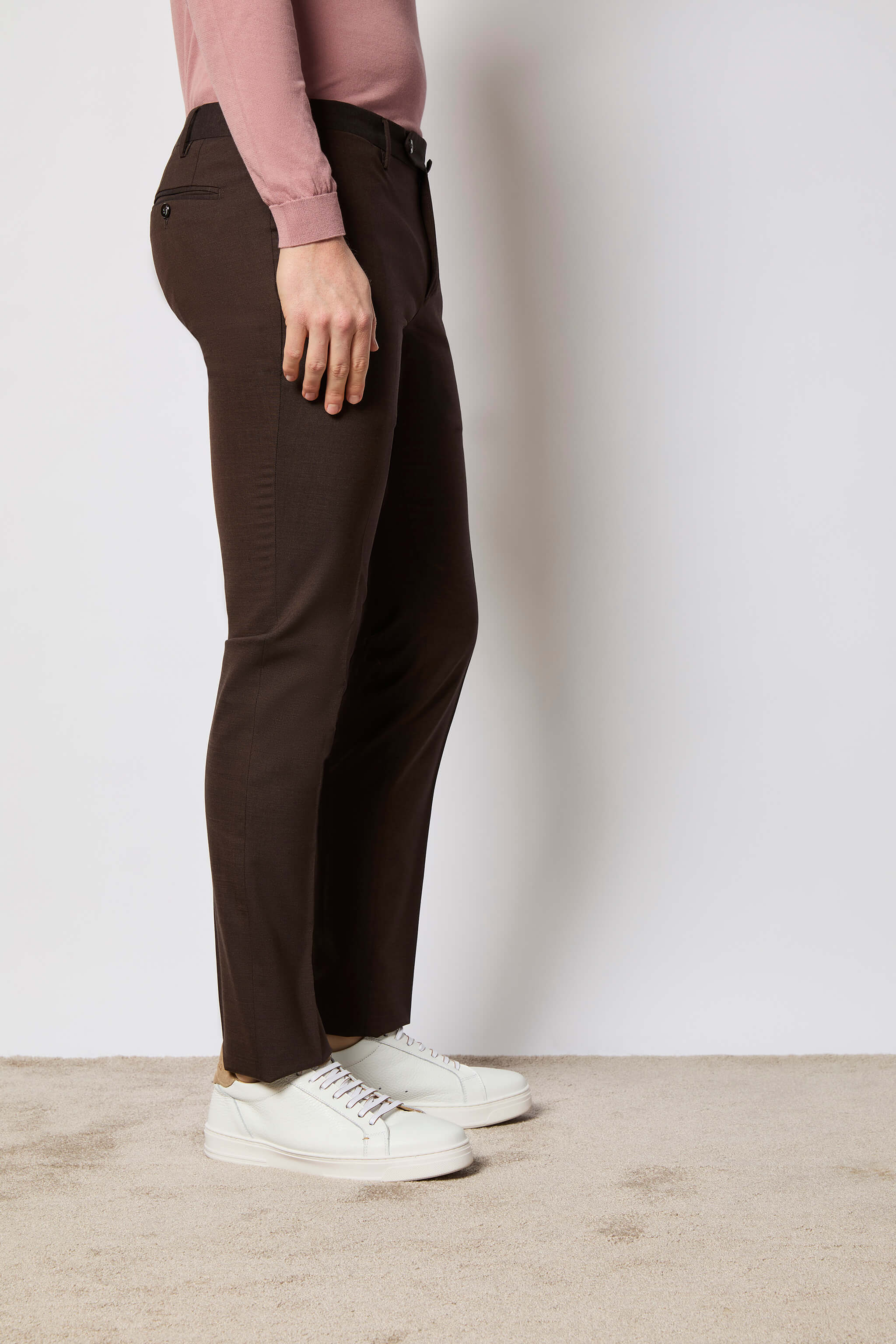 Pantalone FREDDIE non trattato marrone - Image 3