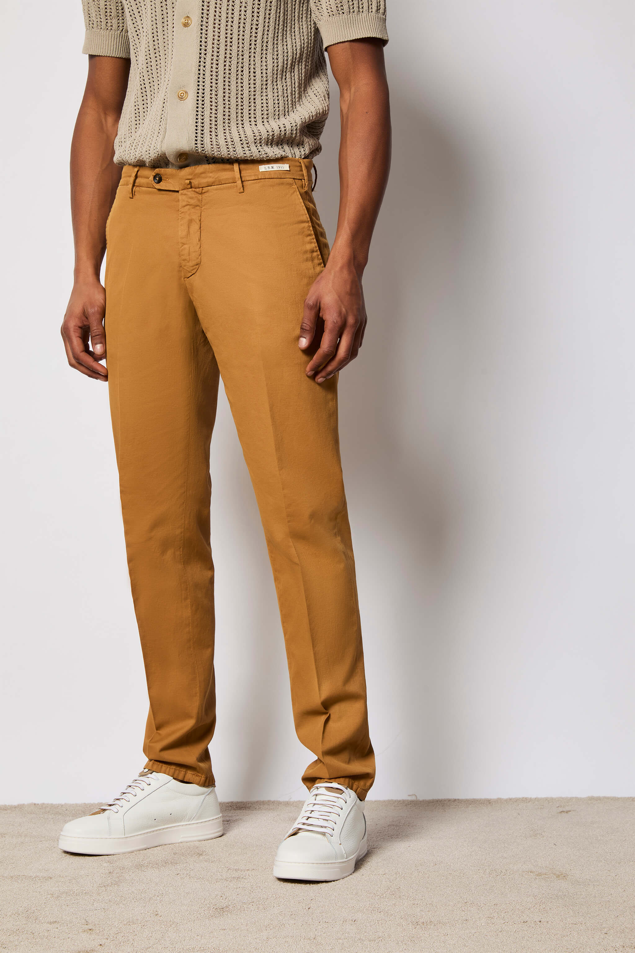 Pantalone ELTON tinto capo ocra