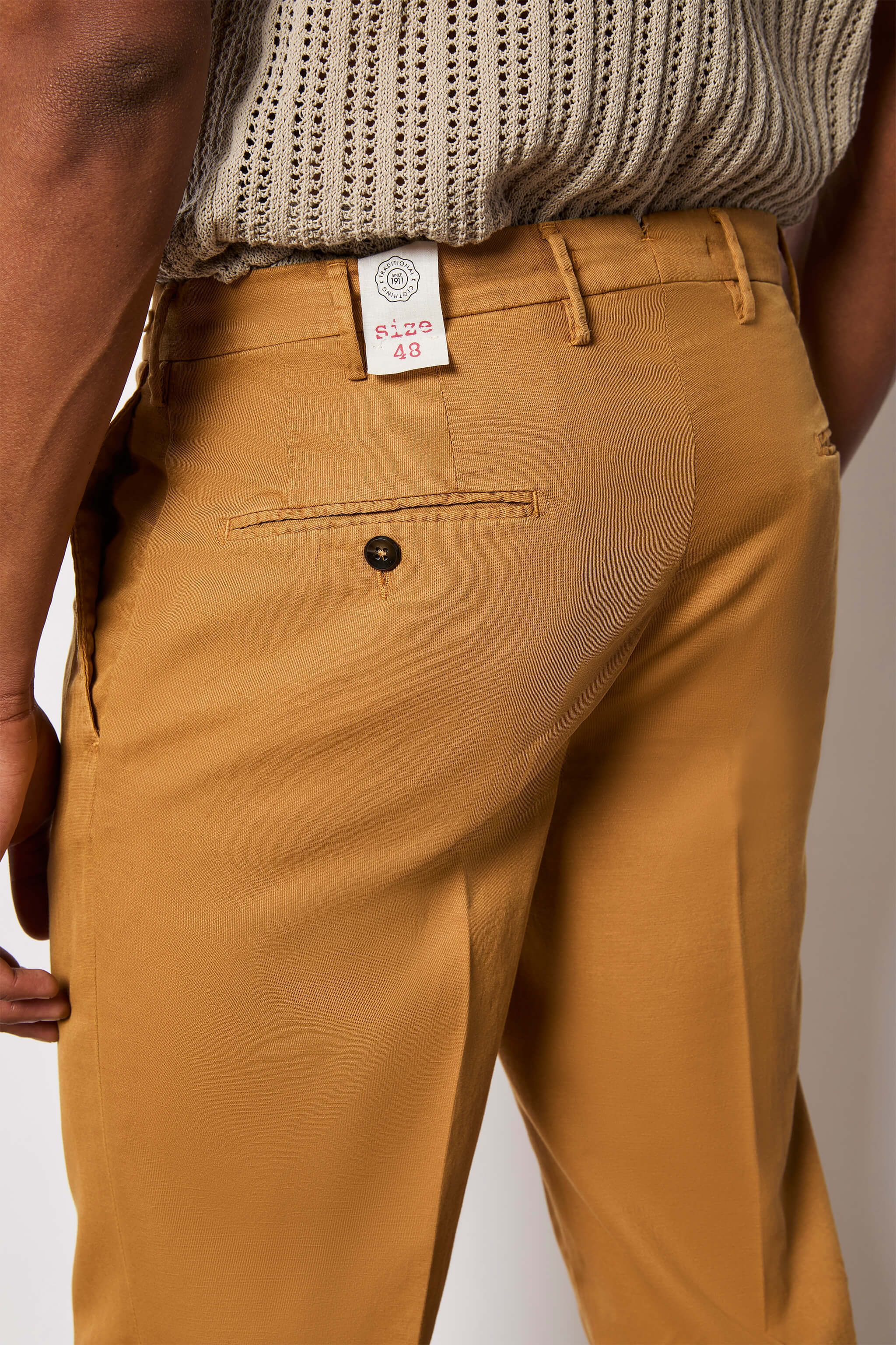 Pantalone ELTON tinto capo ocra - Image 5
