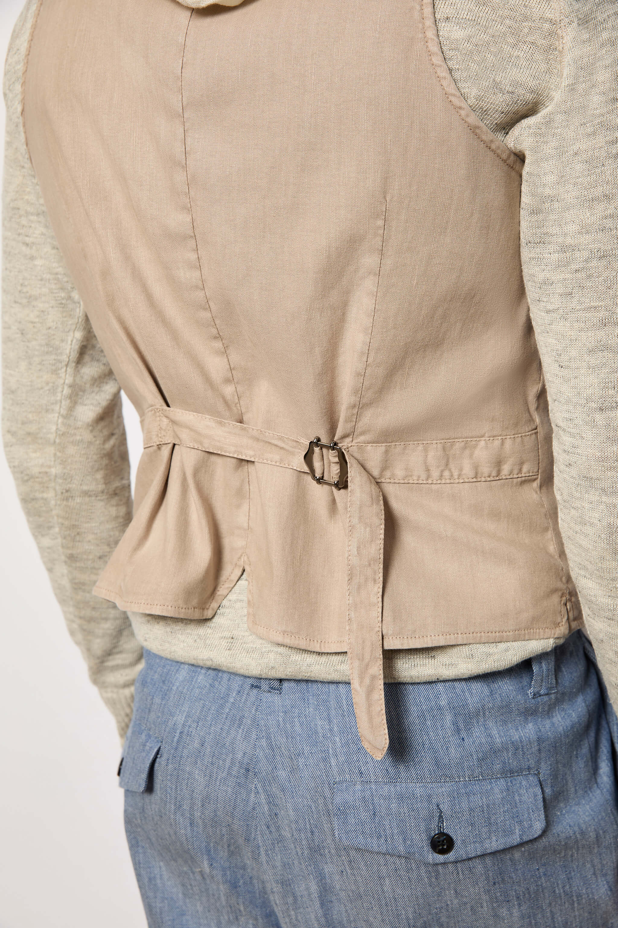 Gilet OSCAR tinto capo beige - Image 4