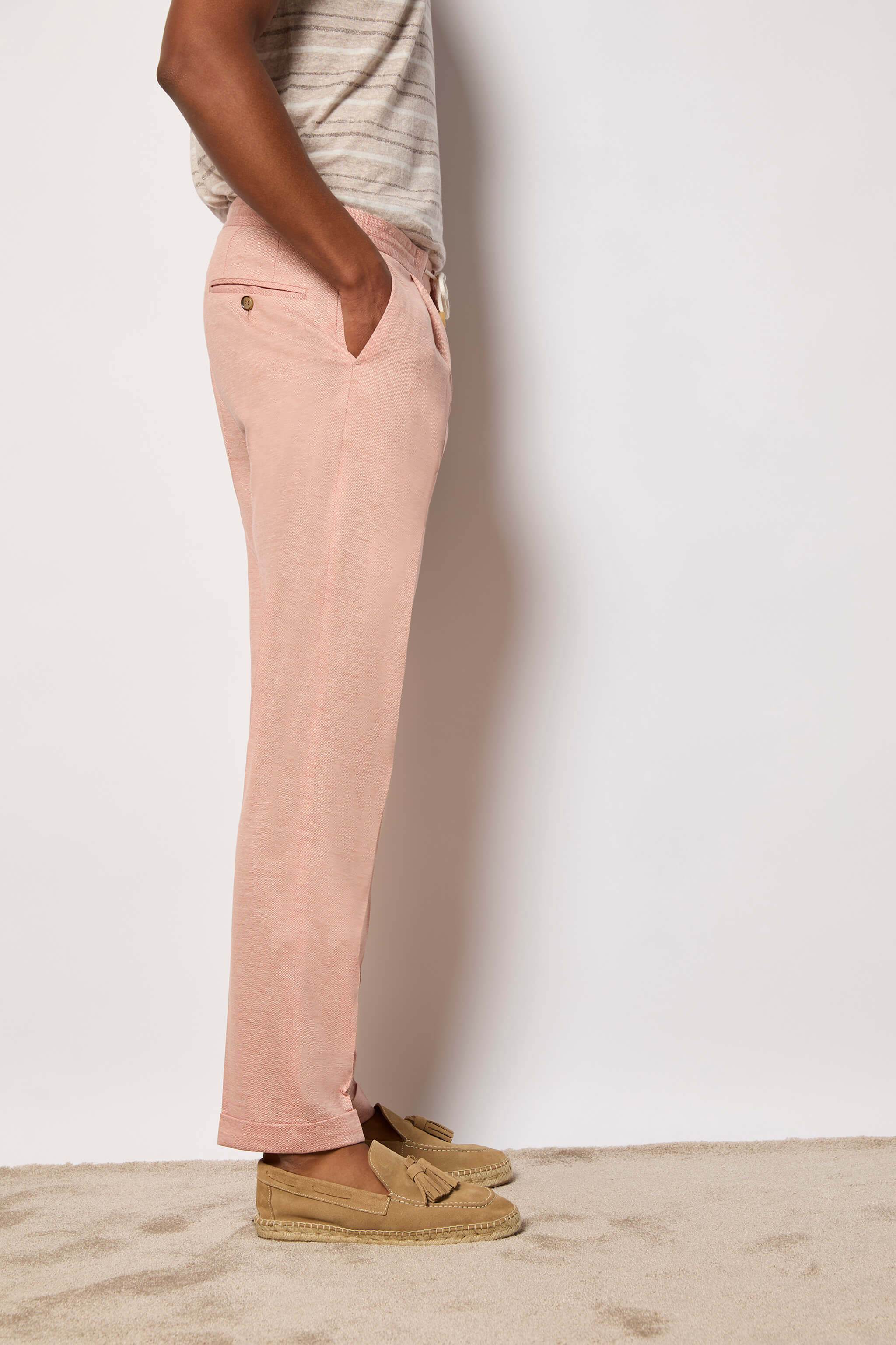 Abito JACK in jersey rosa pastello - Image 7