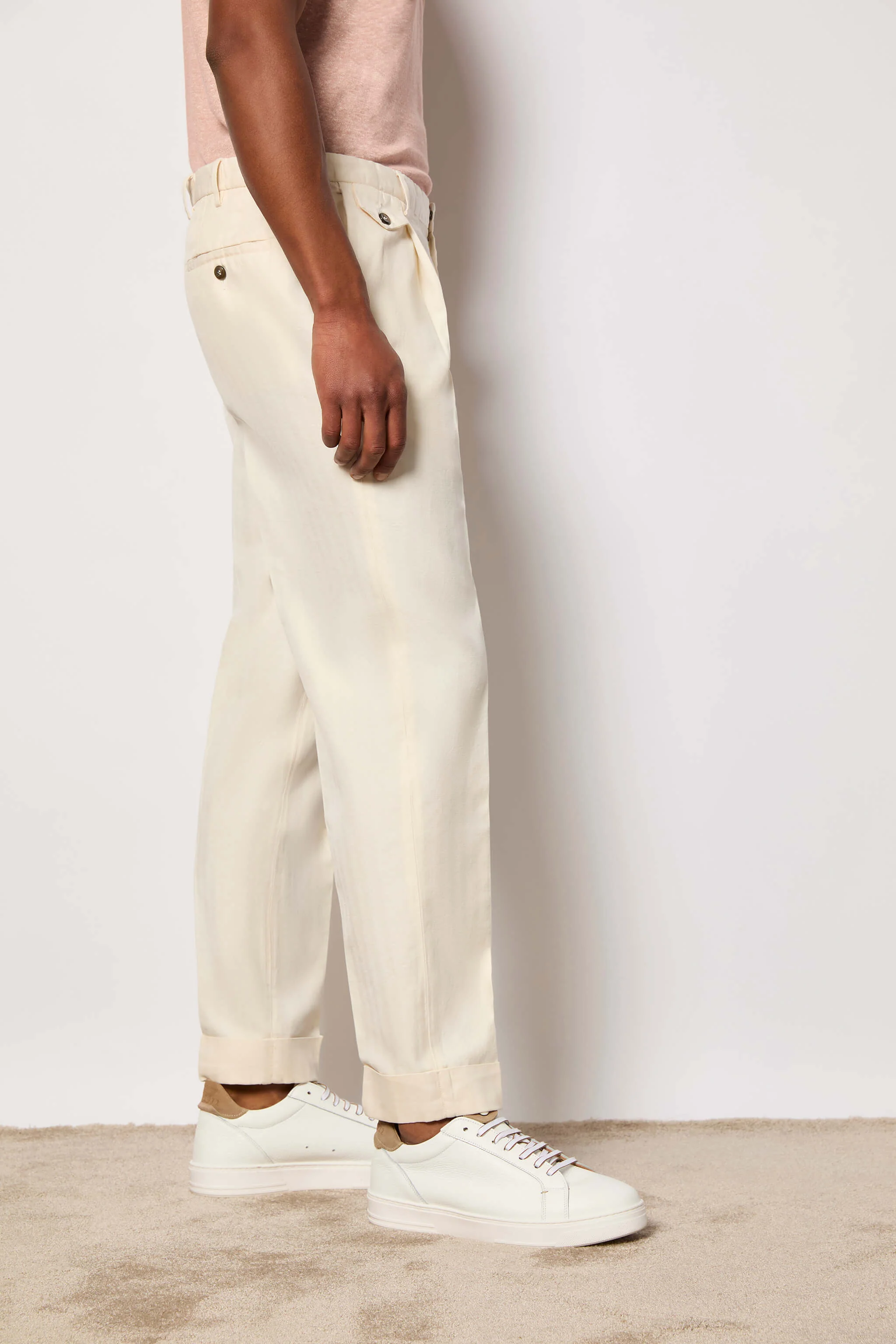 Pantalone MILES tinto capo avorio - Image 3