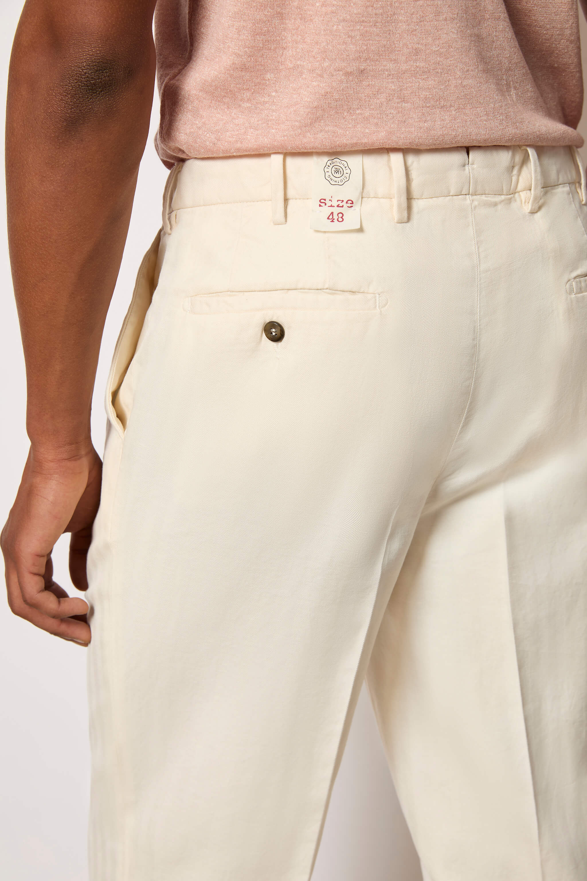 Pantalone MILES tinto capo avorio - Image 4
