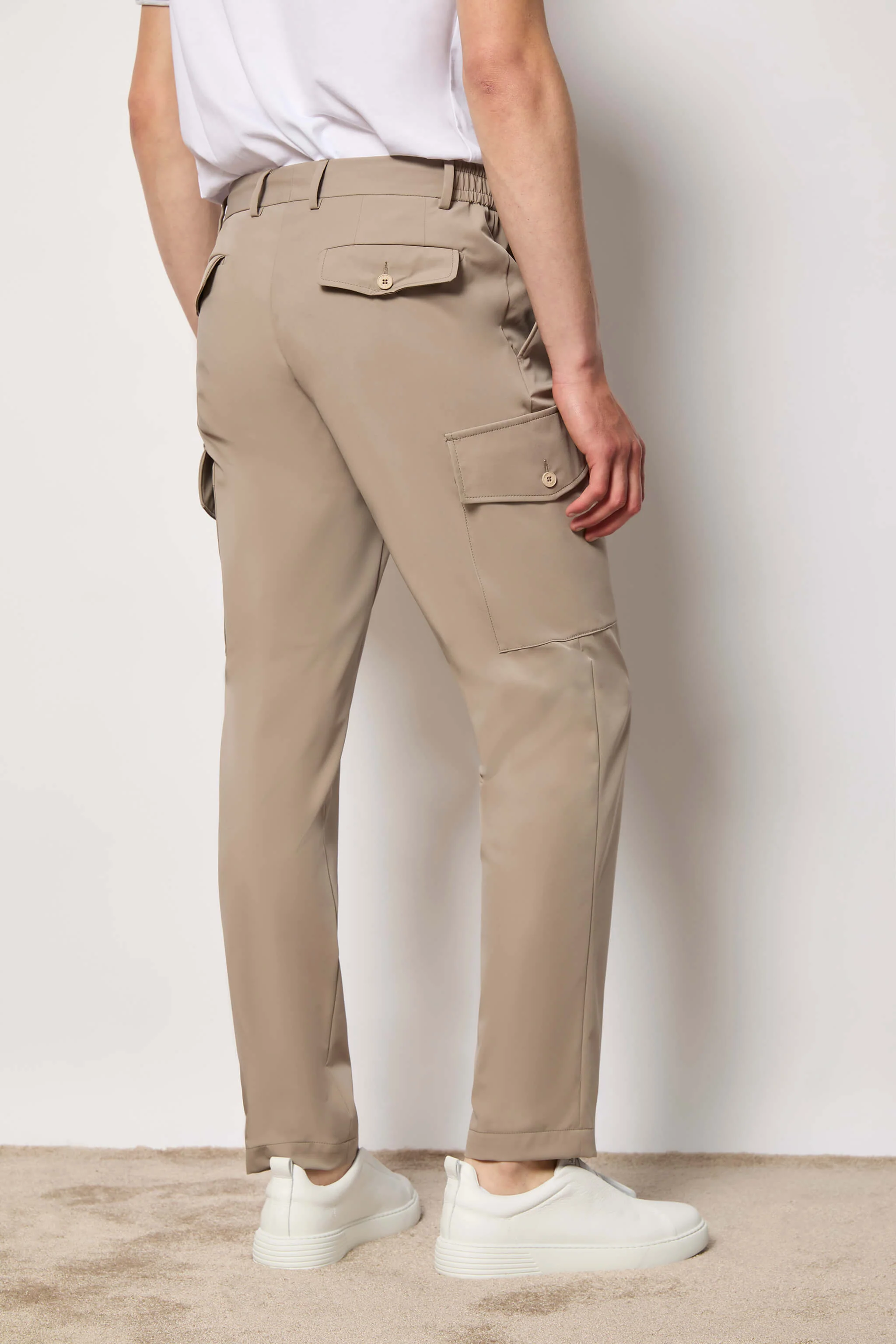 Pantalone cargo JUSTIN beige - Image 2