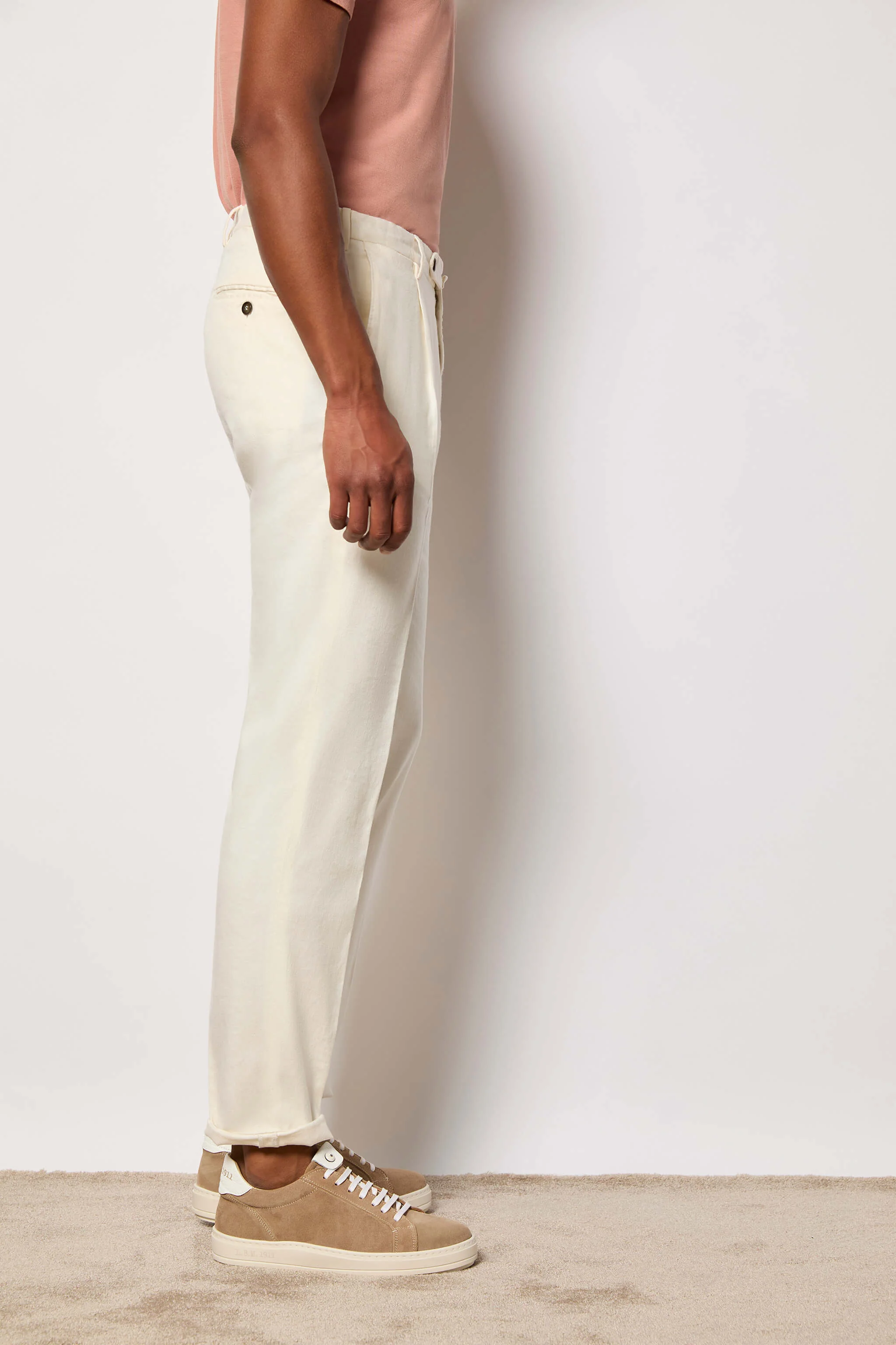 Pantalone MICHAEL tinto capo bianco - Image 3