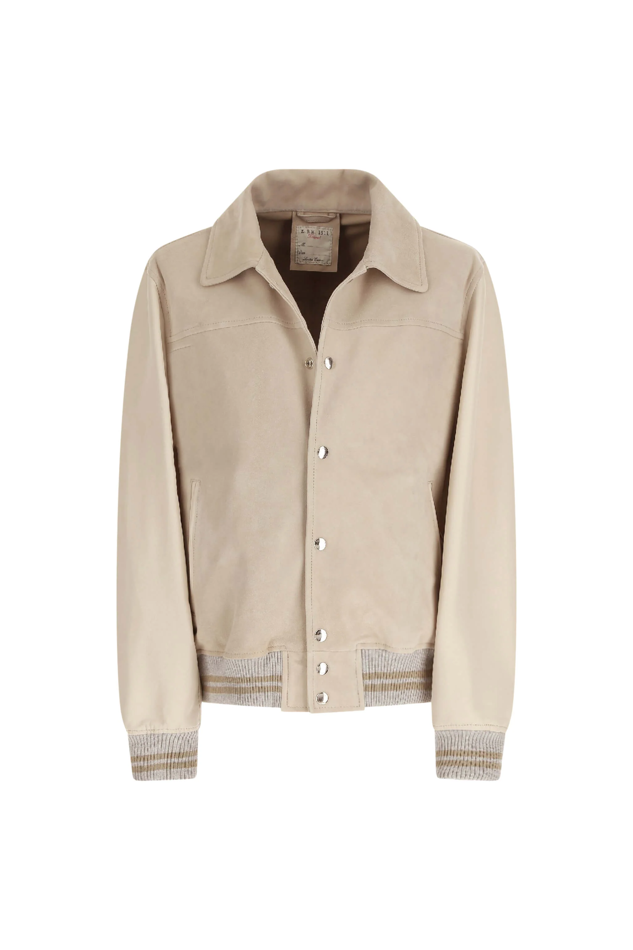 Giubbino in suede beige - Image 3