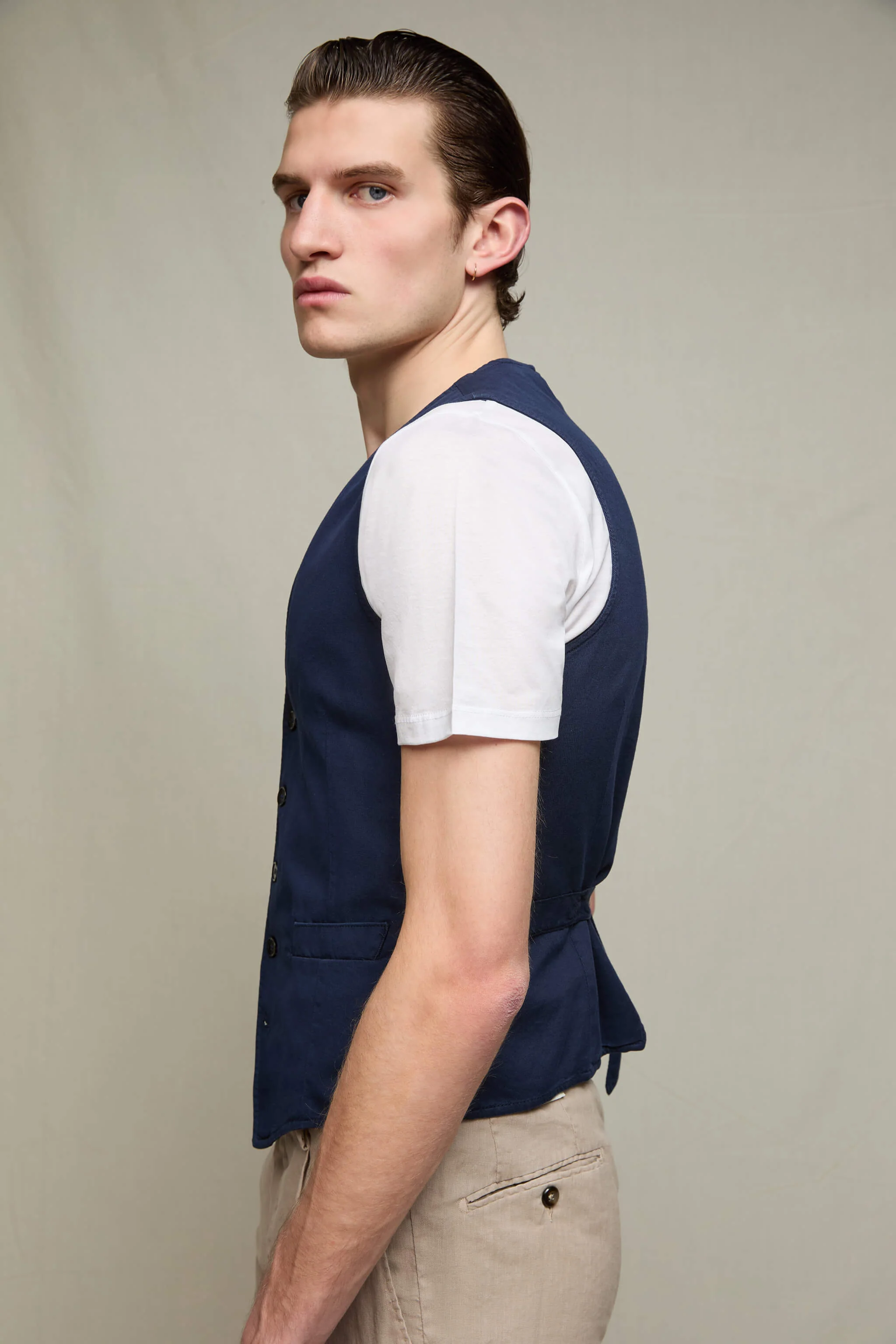 Gilet MIKE tinto capo blu profondo - Image 3