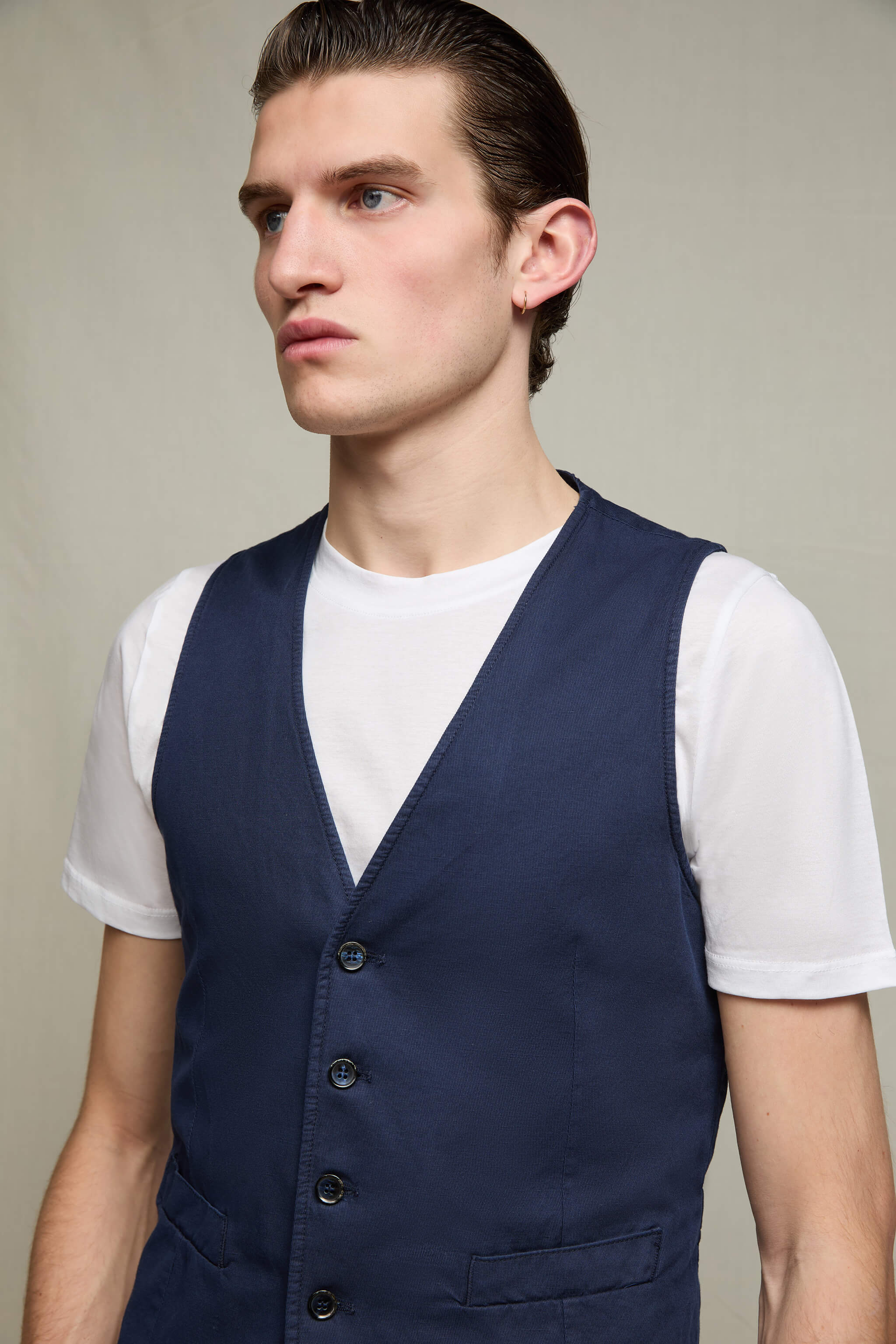Gilet MIKE tinto capo blu profondo - Image 5