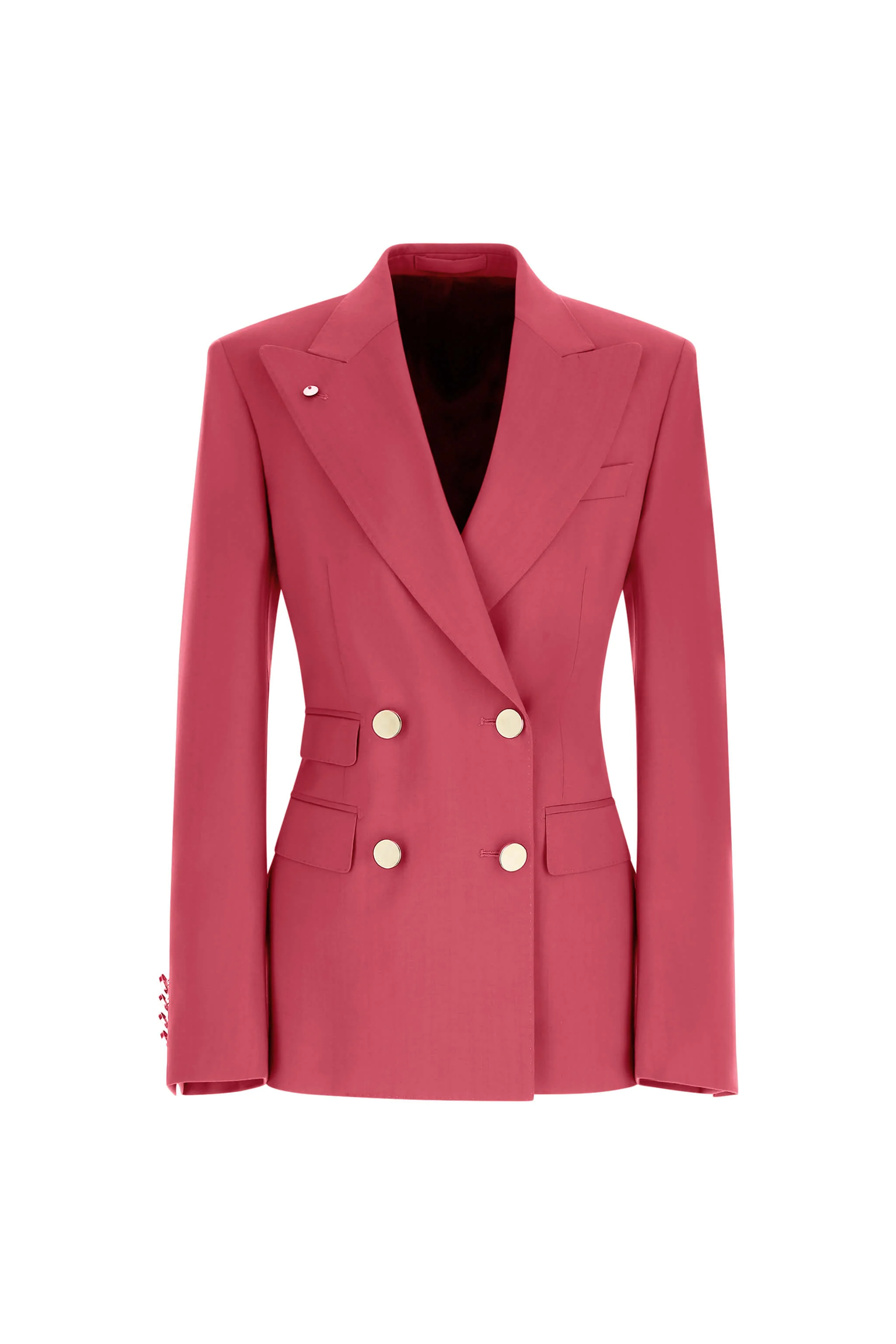 Giacca Elena in lana rosso ciliegia - Image 7