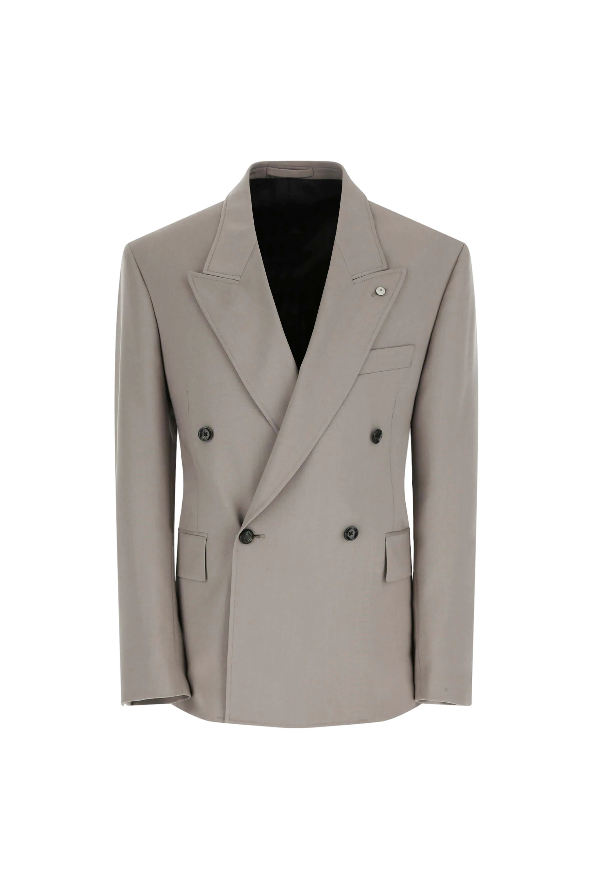 Giacca DAVID in lana tortora - Image 6
