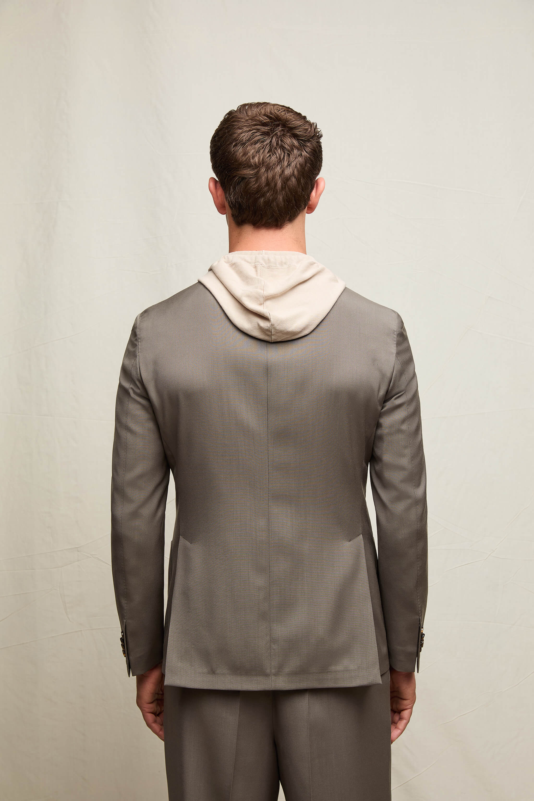 Giacca Jack in lana marrone taupe - Image 3