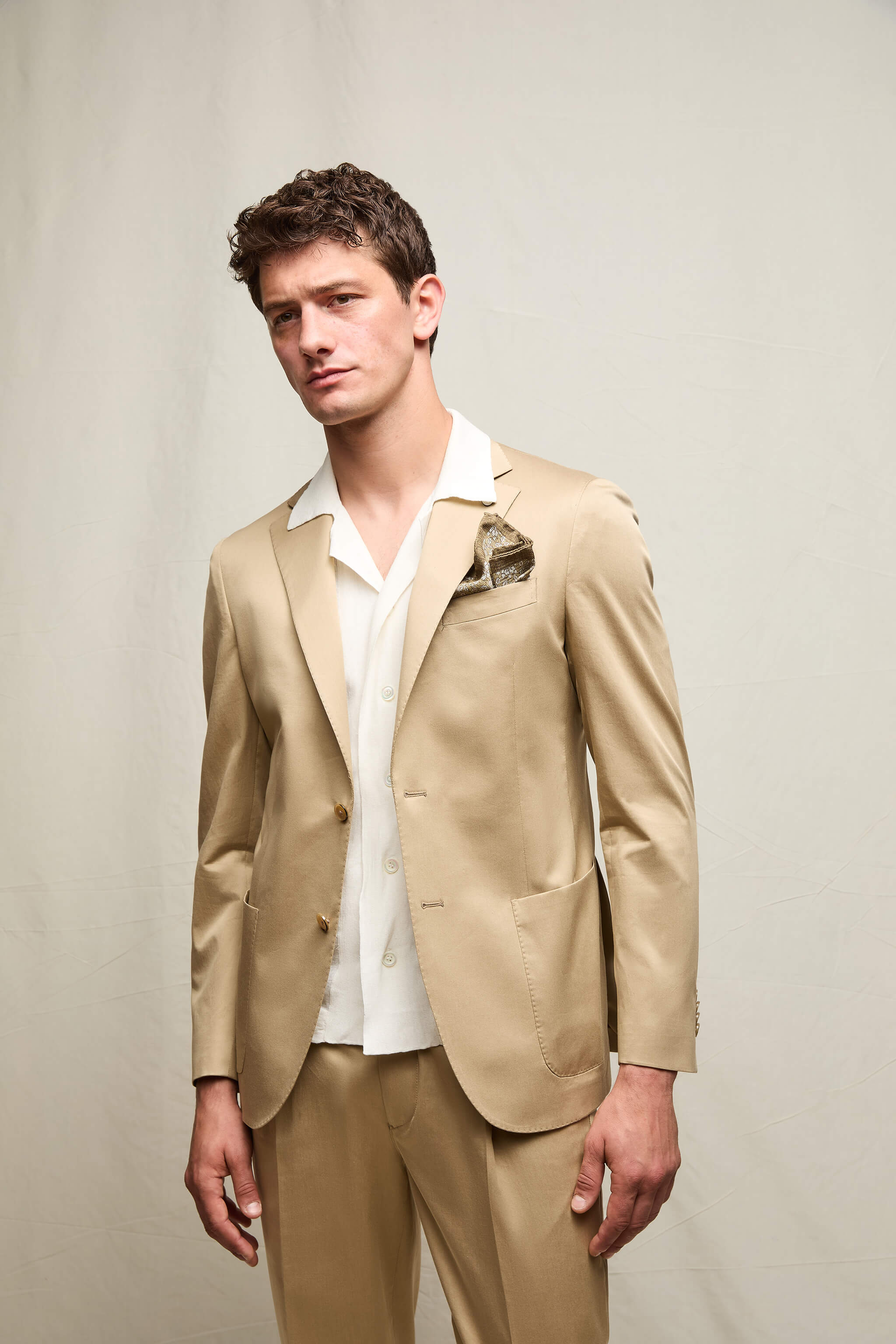 Giacca JACK in 100% cotone cammello - Image 2