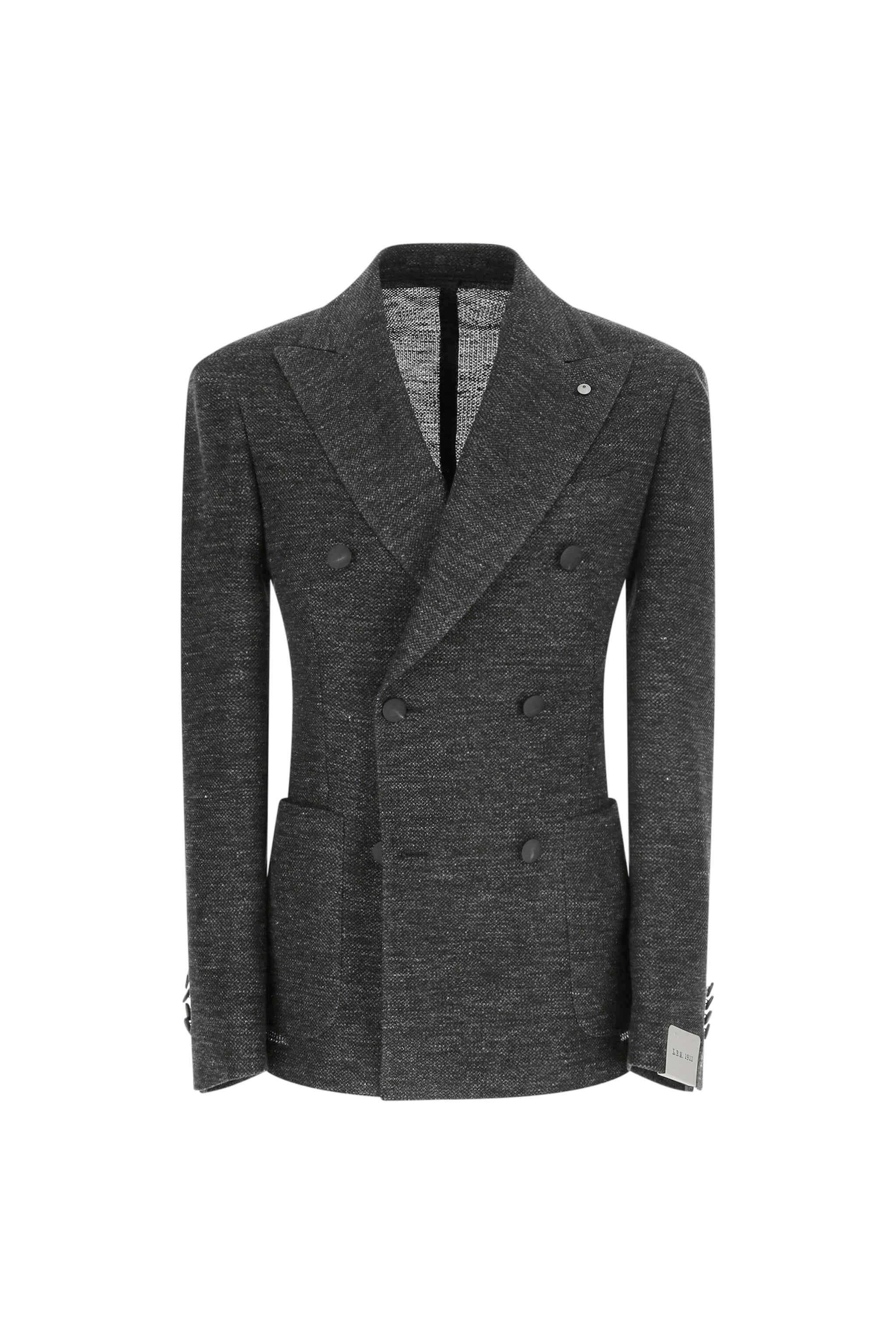 Giacca TOM in jersey grigio antracite - Image 5