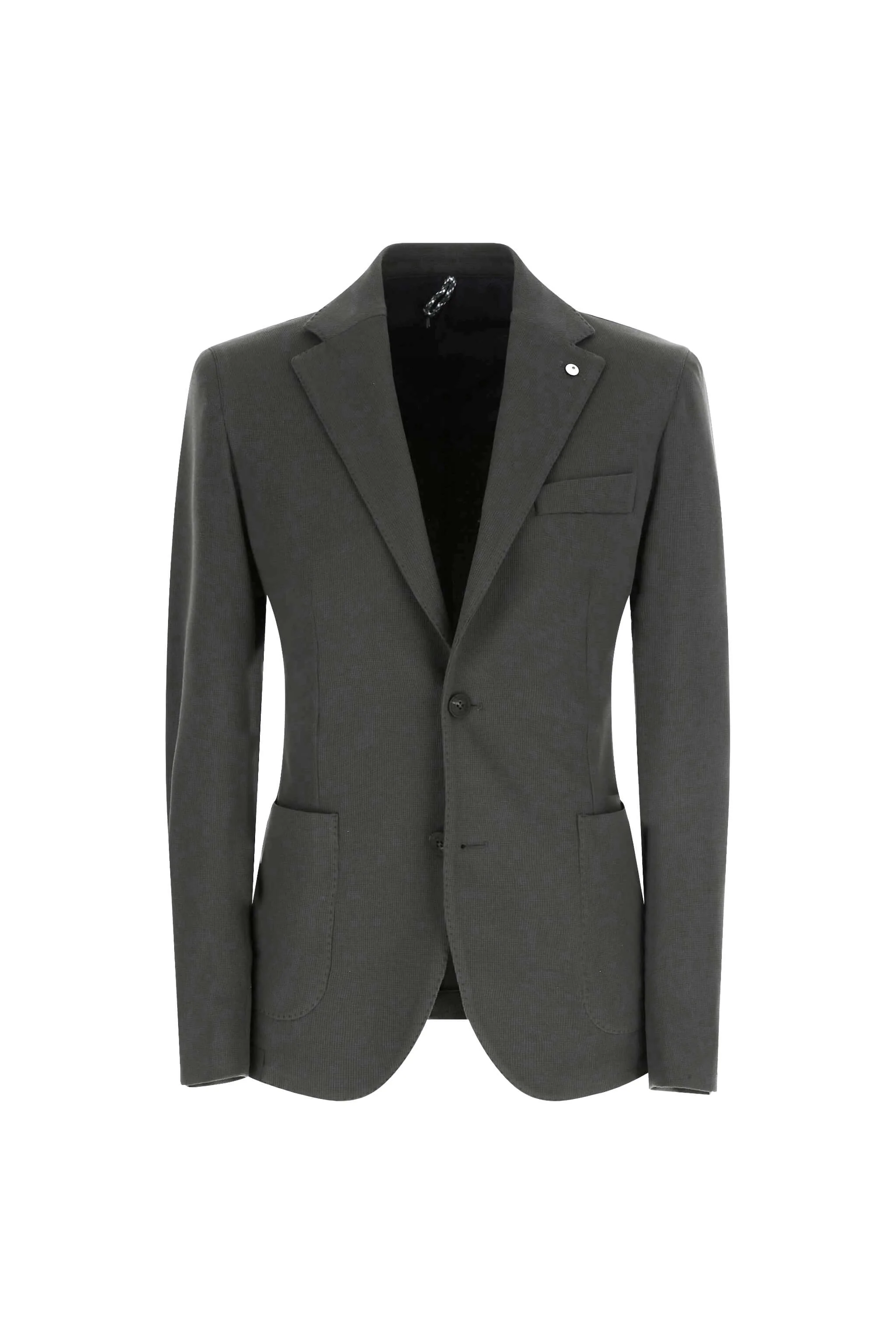 Travel jacket in jersey grigio fumo - Image 8