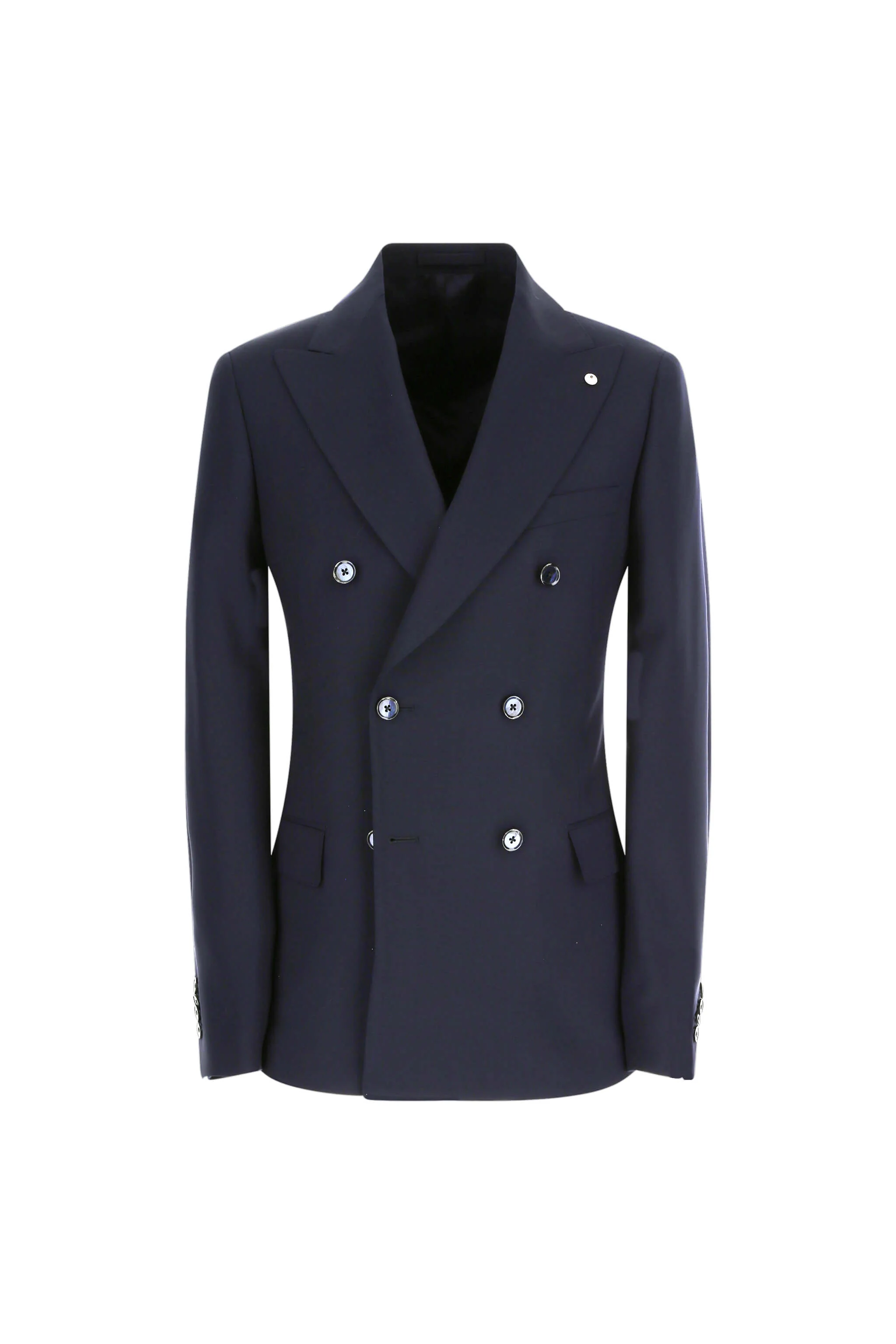 Abito PALOMA Drop 8 in lana blu notte - Image 10