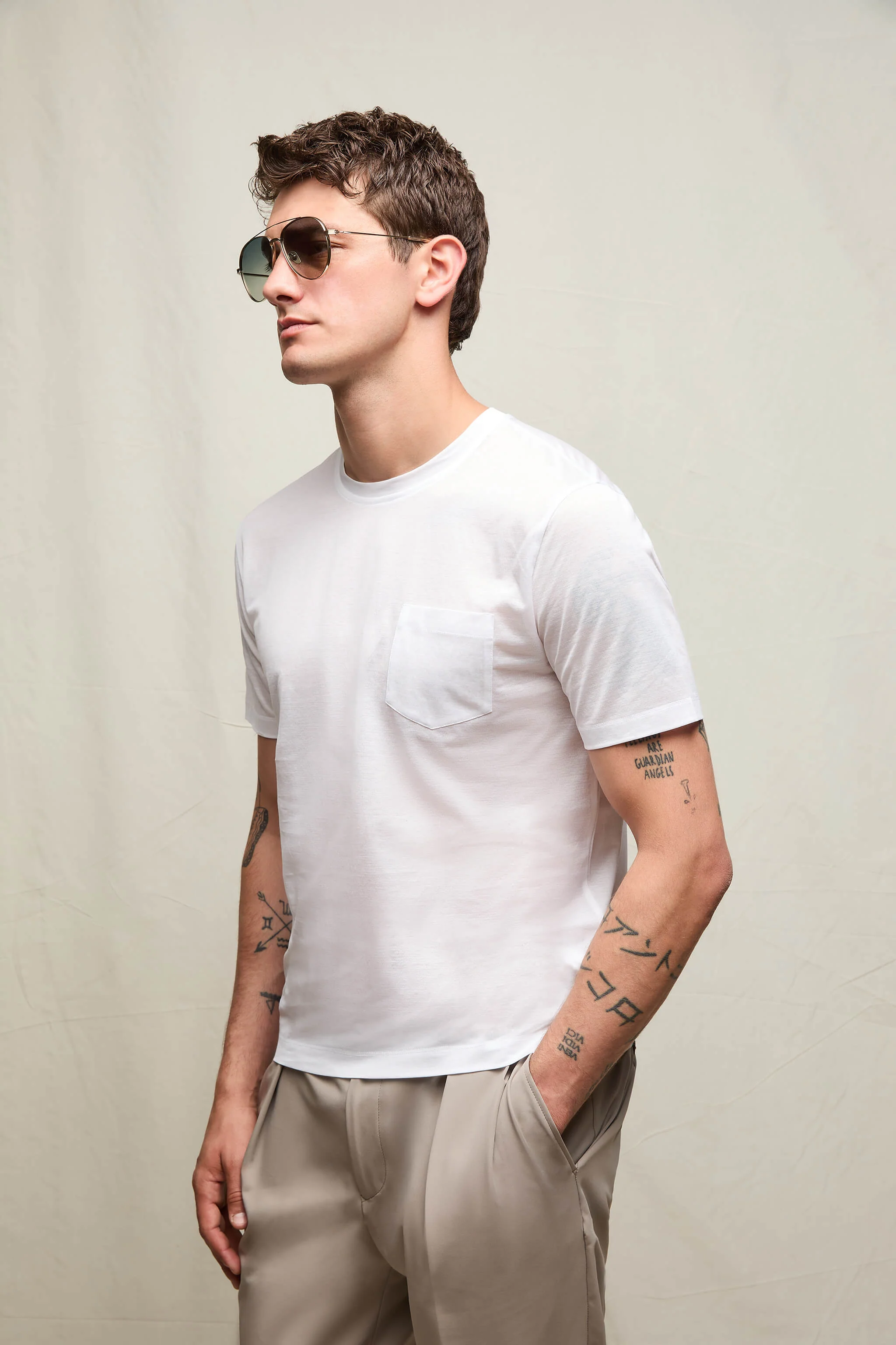 T-shirt in cotone bianca - Image 2