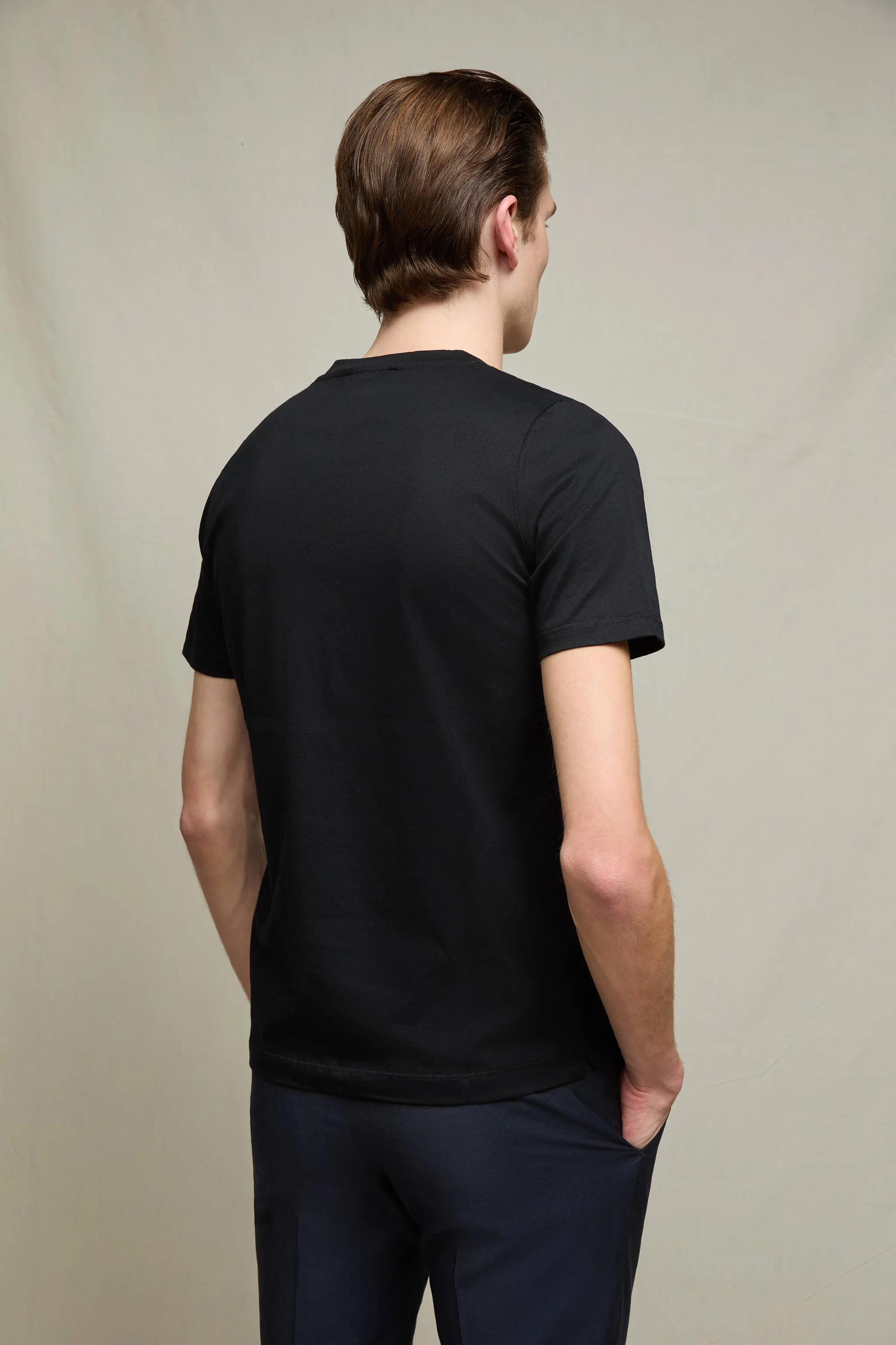 T-shirt in cotone nera - Image 4