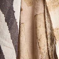 Sciarpa in cotone beige - Image 3