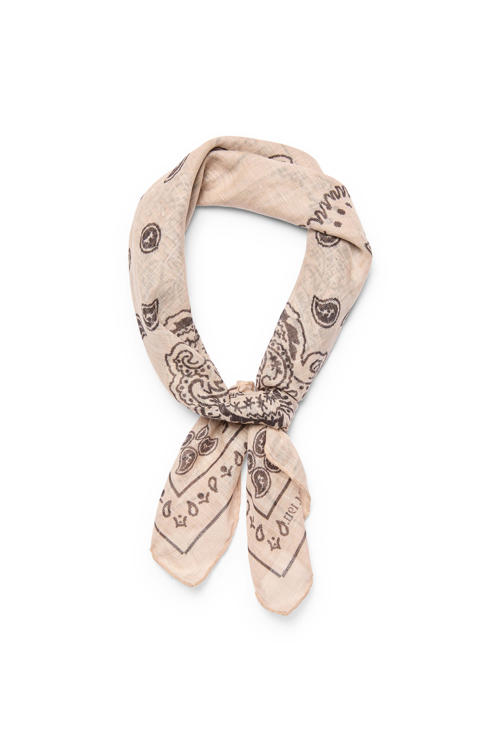 Foulard fantasia paisley sabbia - Image 2