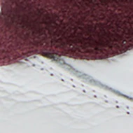 Sneaker retro-tennis bianco bordeaux - Image 5