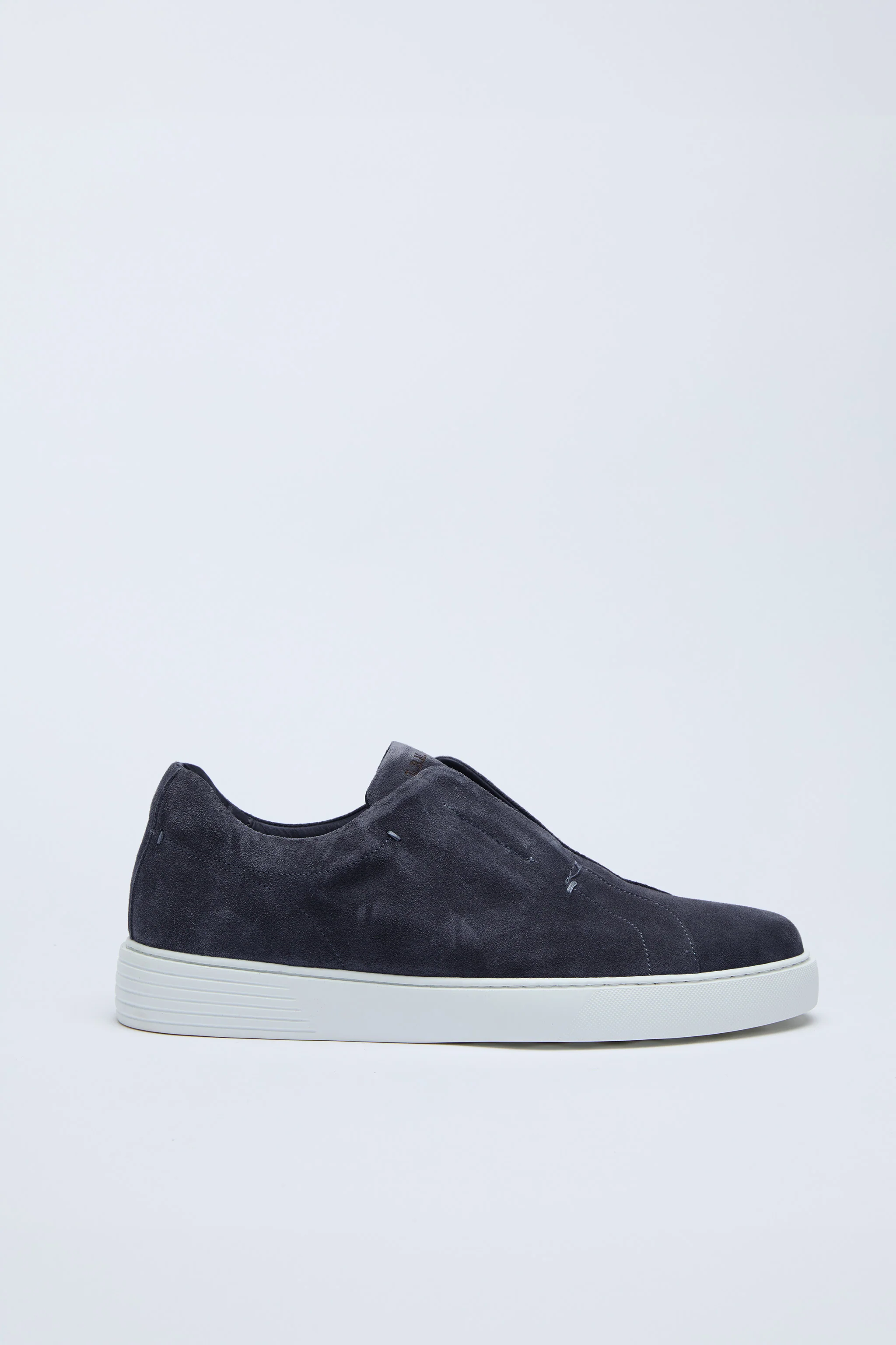 Sneaker slip-on scamosciata blu notte - Image 3