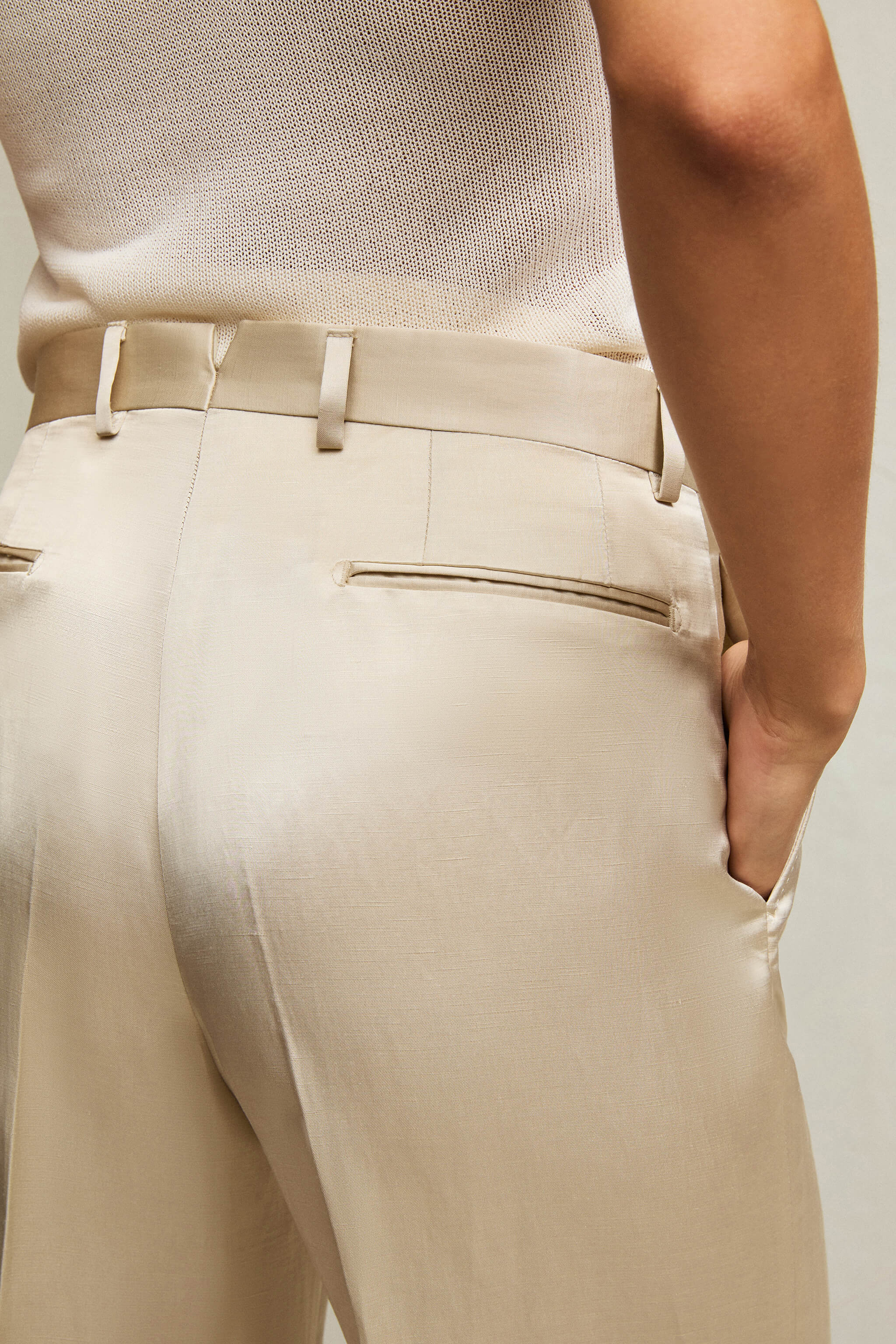 Pantalone Karen sabbia lucido - Image 5