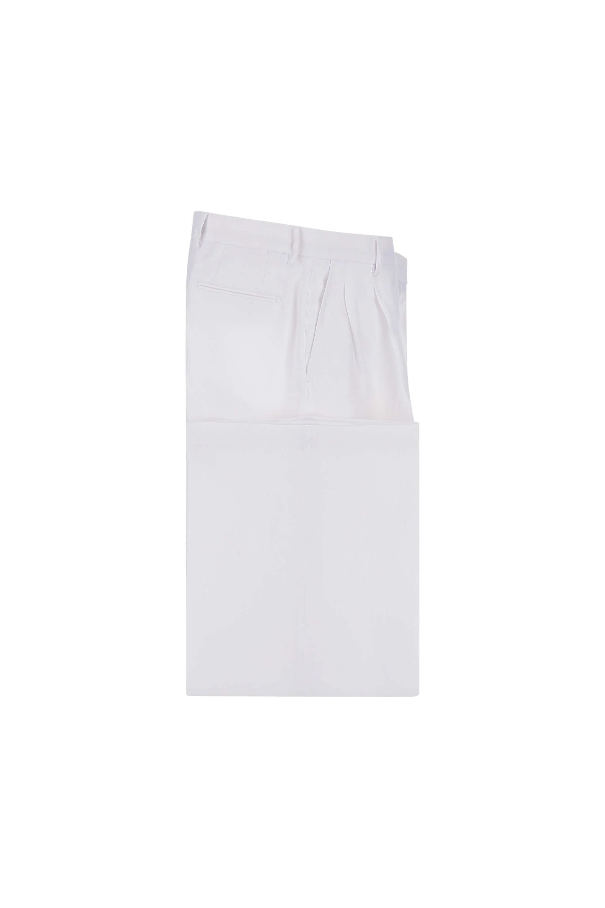 Pantalone Elisa ampio in lino bianco - Image 6