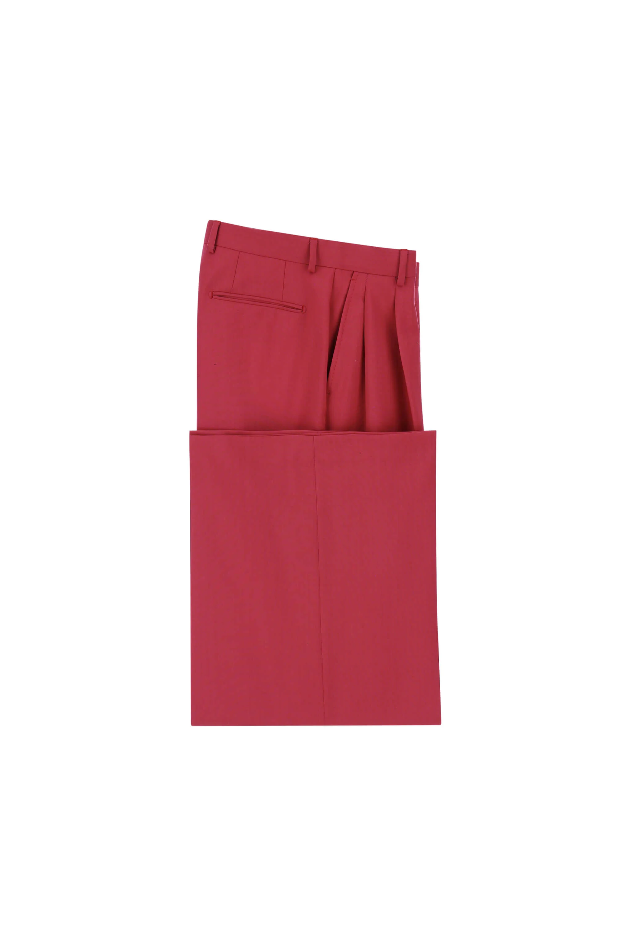 Pantalone Elisa ampio rosso ciliegia - Image 6