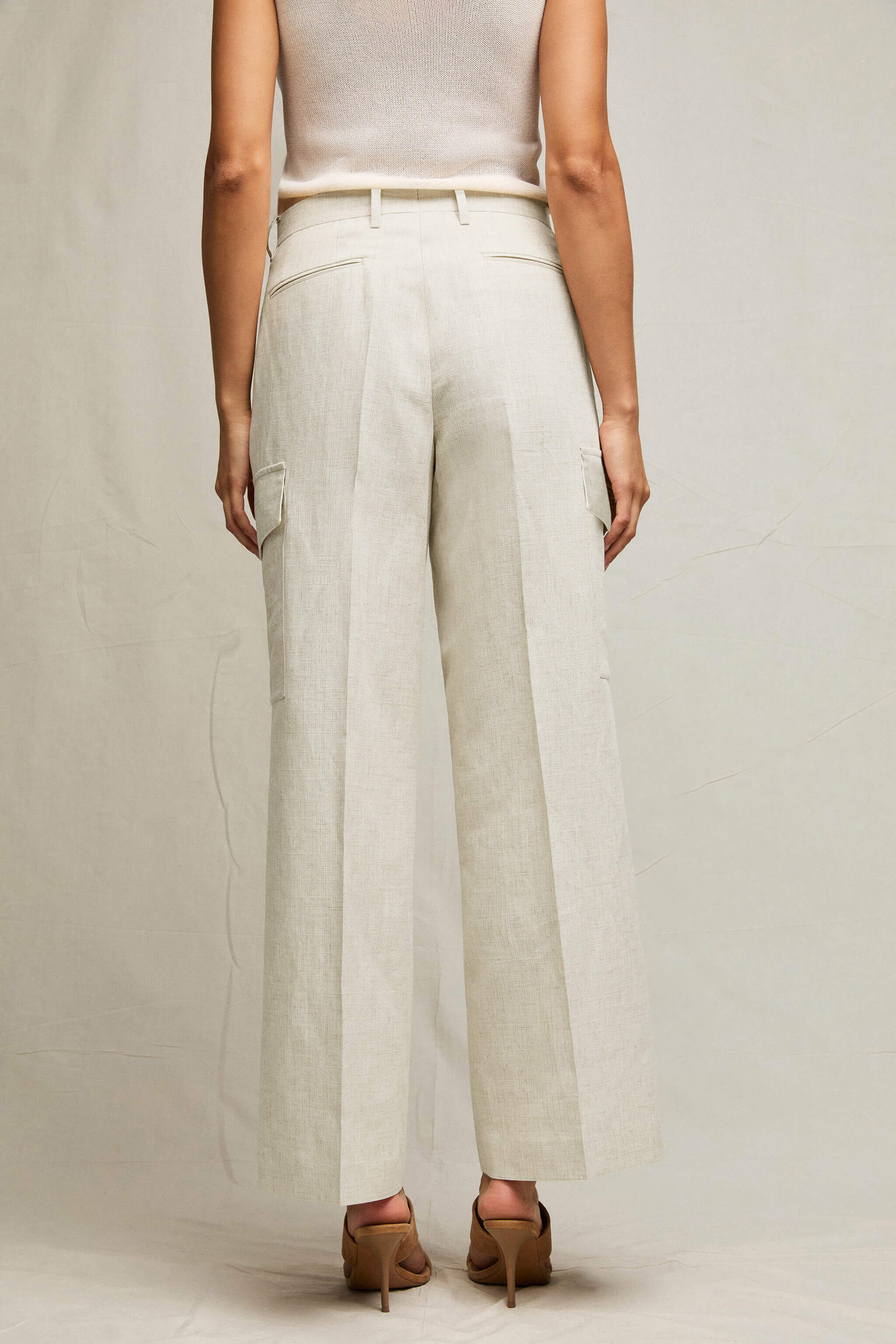 Pantalone Ludovica cargo bianco - Image 2