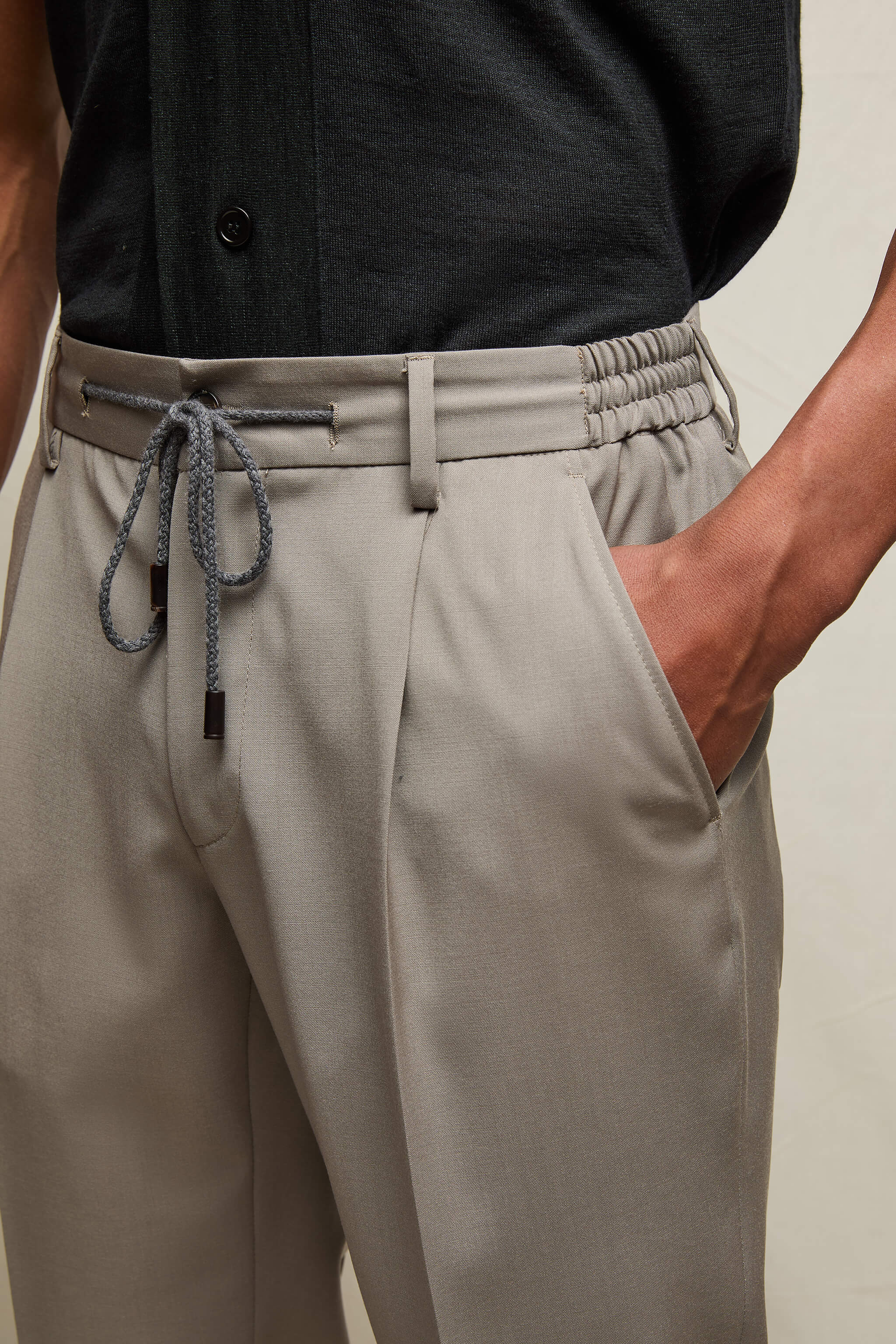 Pantalone ED non trattato sabbia melange - Image 6