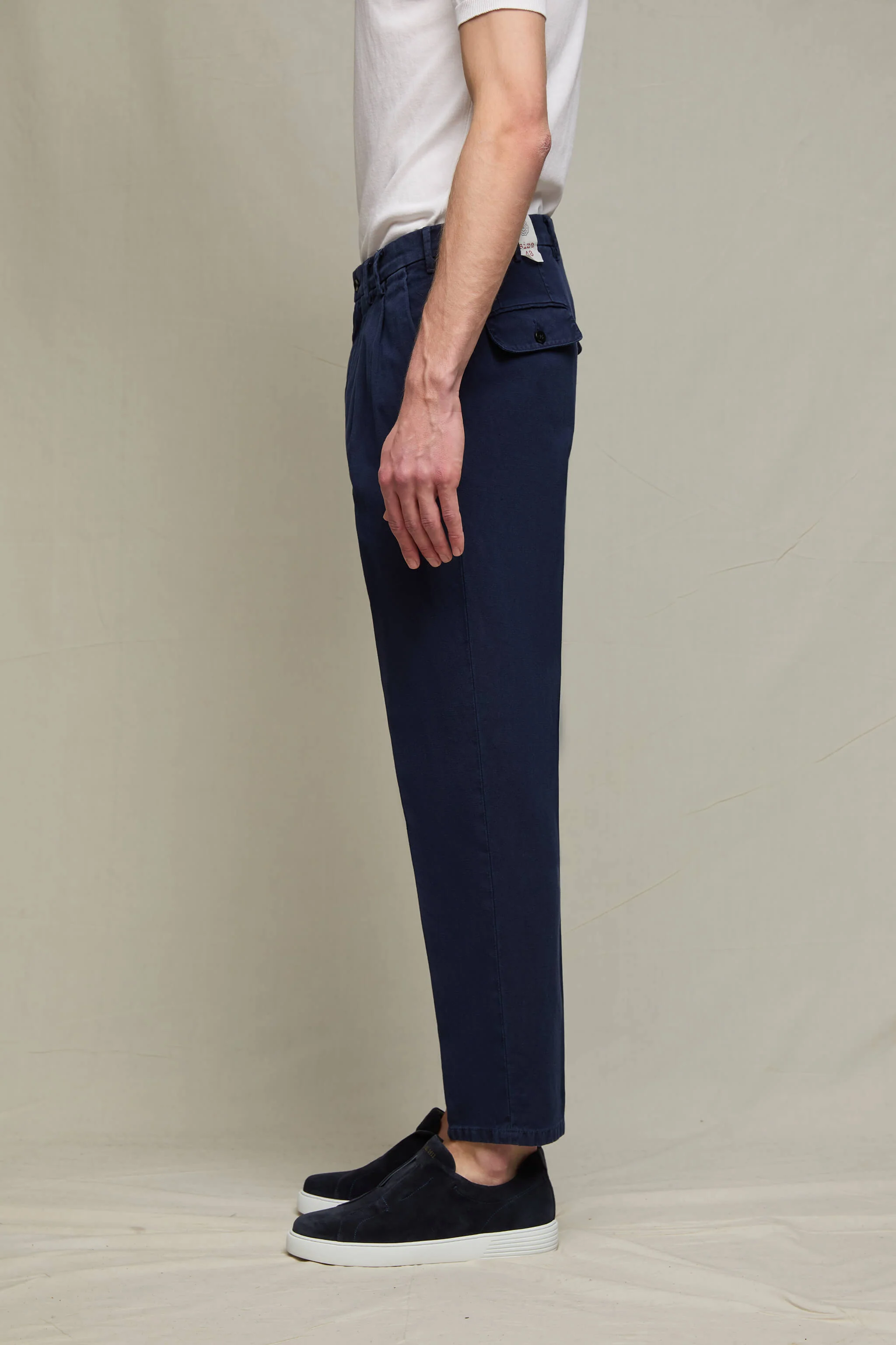 Pantalone CHARLIE tinto capo blu intenso - Image 4