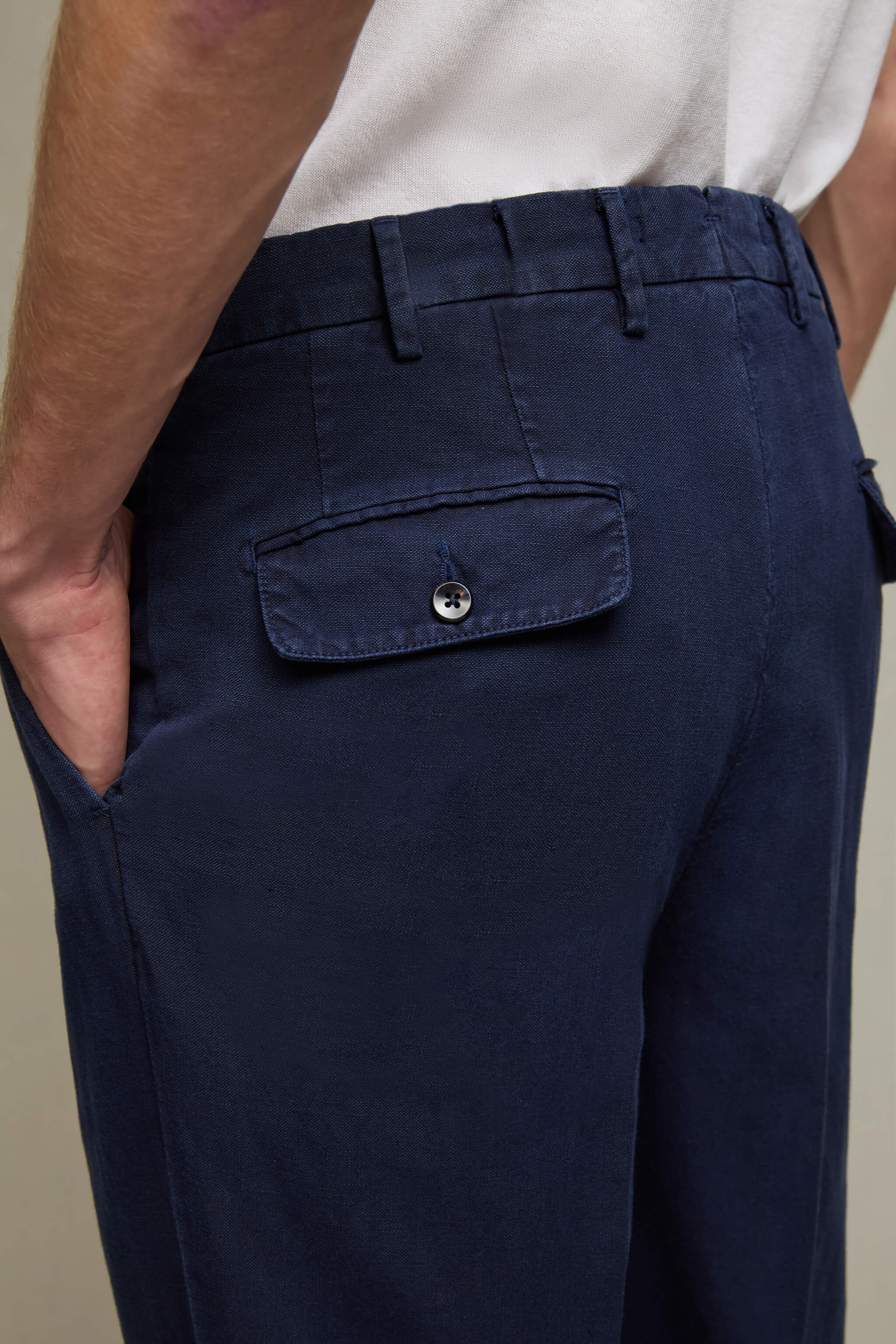 Pantalone CHARLIE tinto capo blu intenso - Image 6