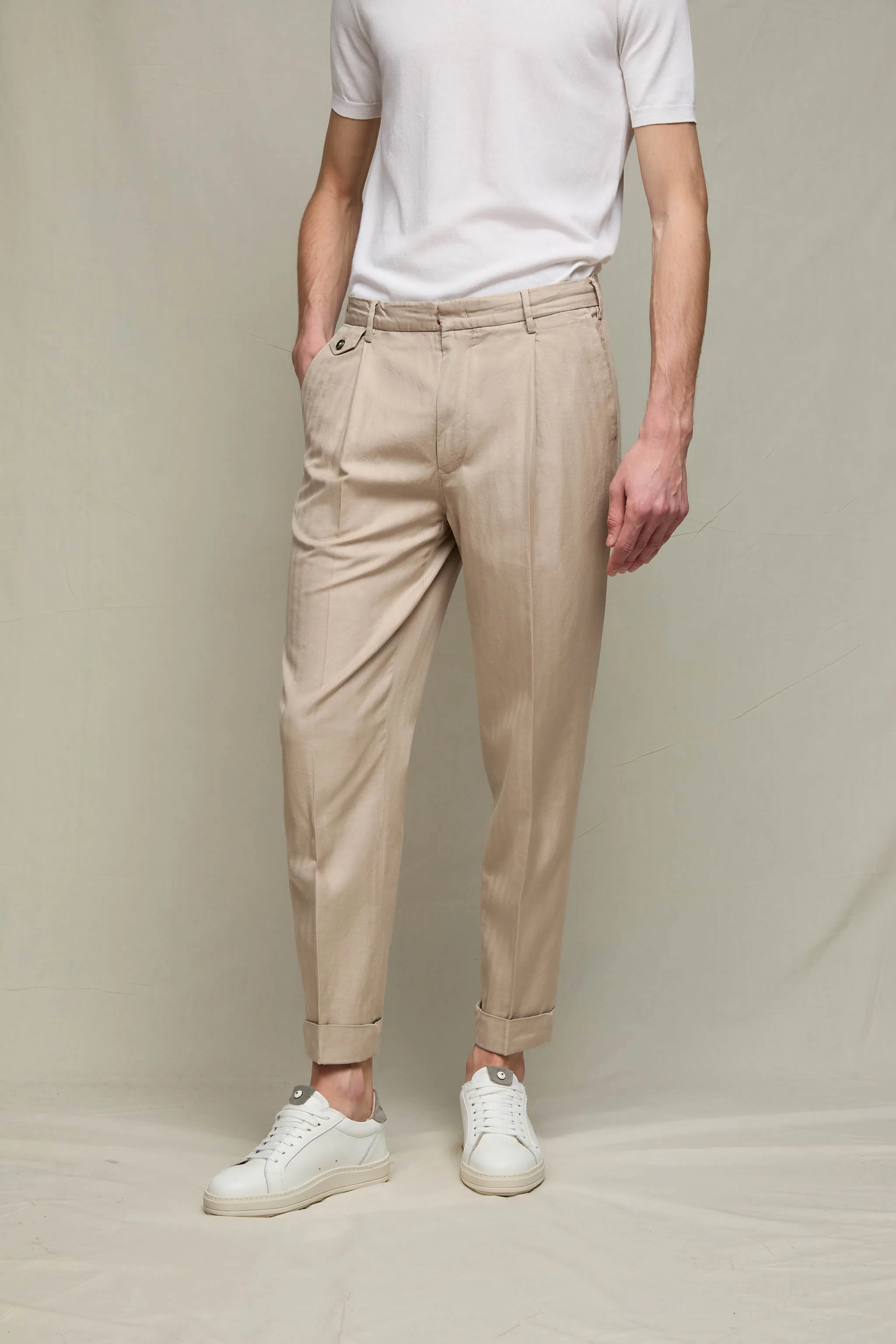 Pantalone MILES tinto capo sabbia