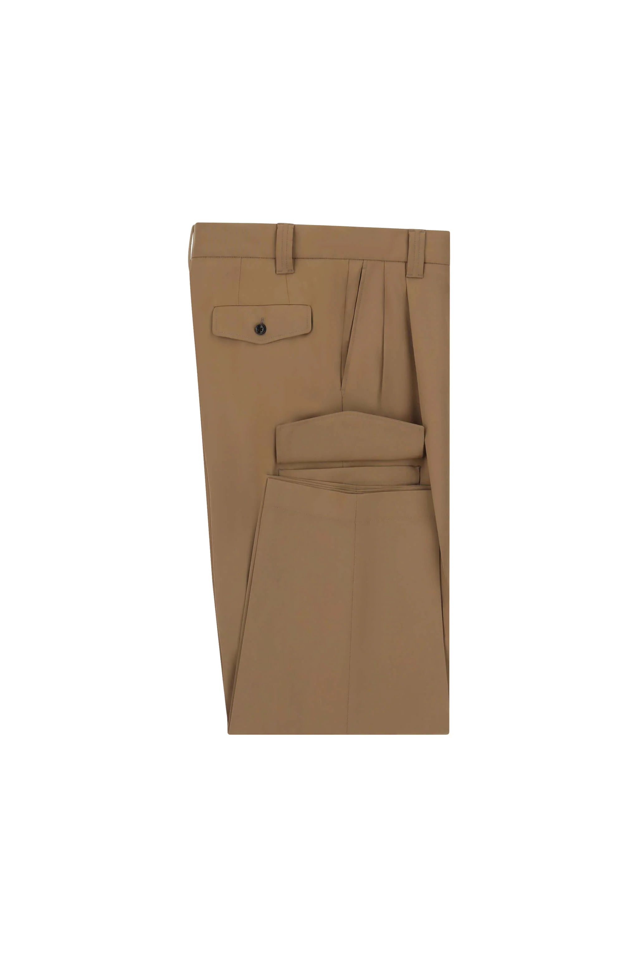 Pantalone MATTHEW in lana beige tabacco - Image 5
