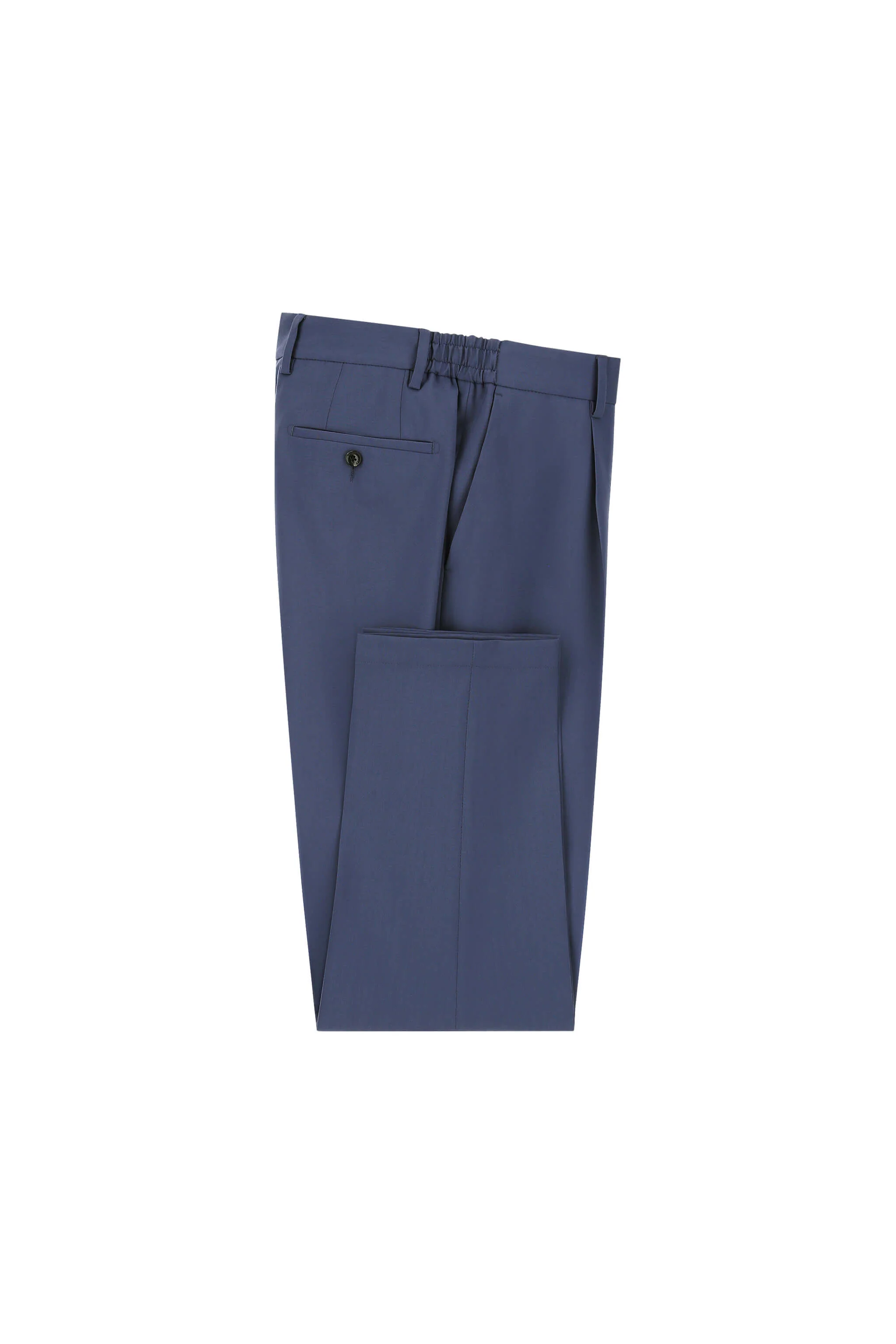 Pantalone WILSON in lana blu fumo - Image 6