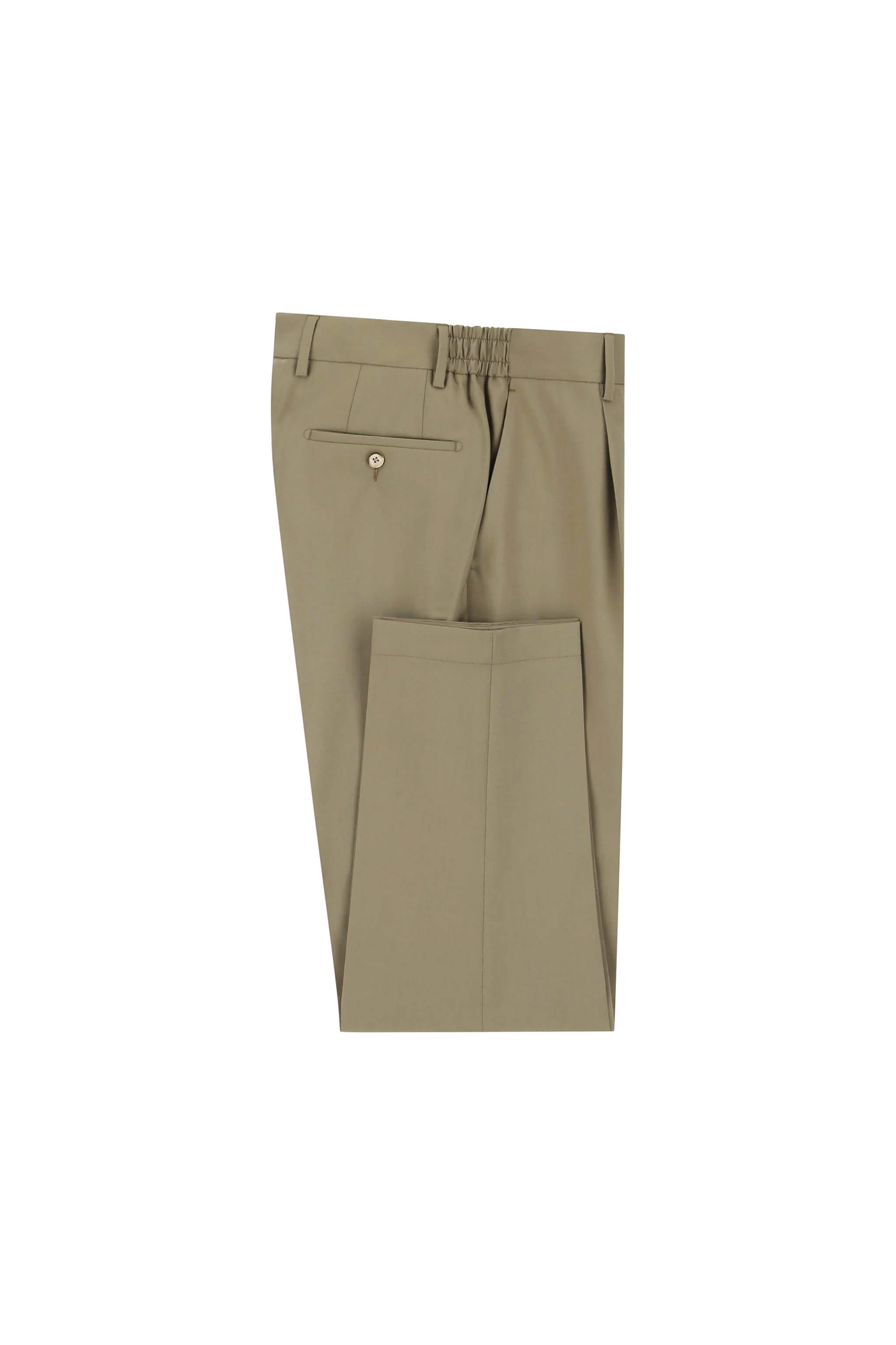 Pantalone WILSON in lana leggera verde salvia - Image 7