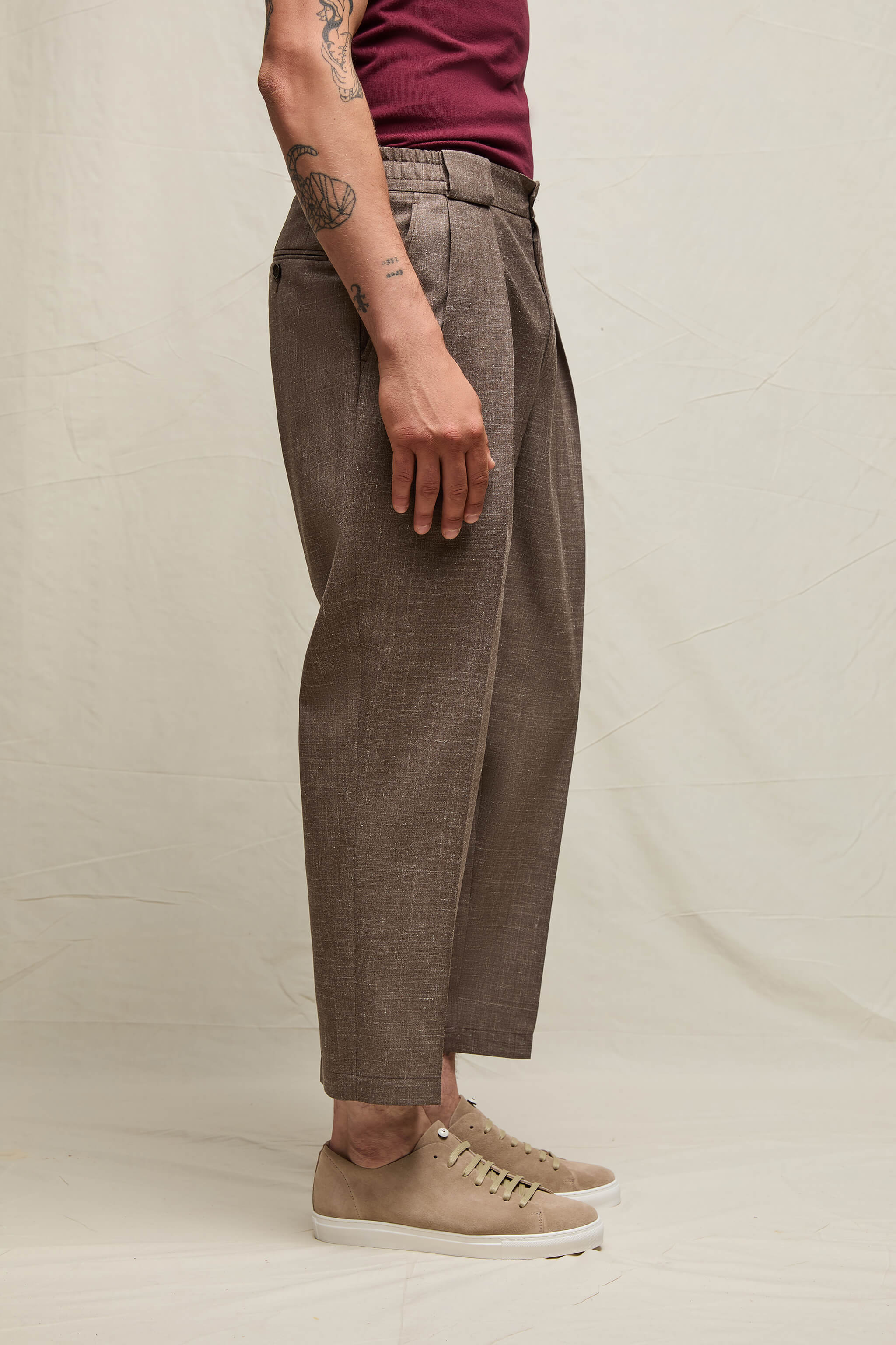 Pantalone Clarence tabacco - Image 3