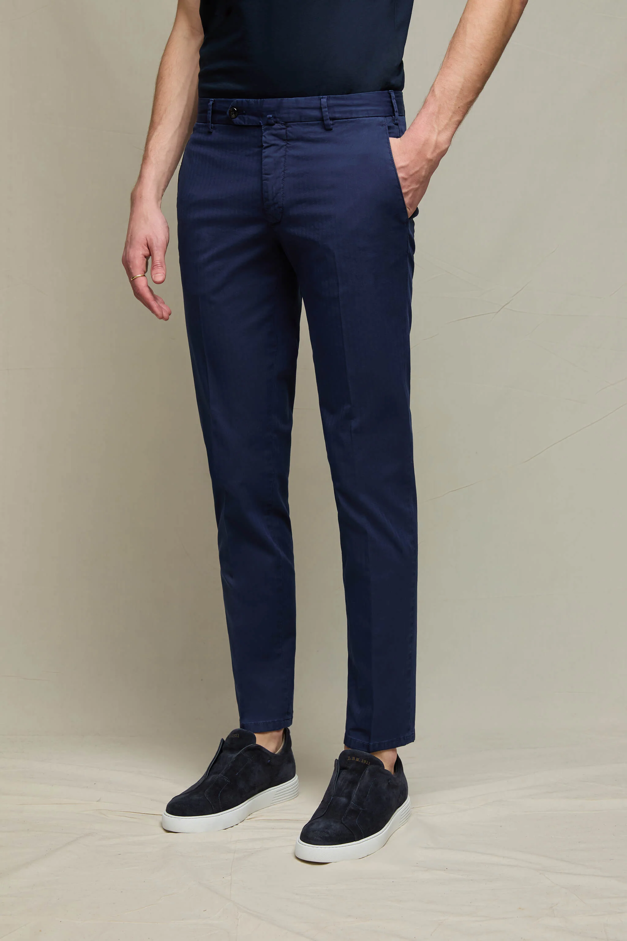 Pantalone RAY tinto capo blu oceano - Image 2