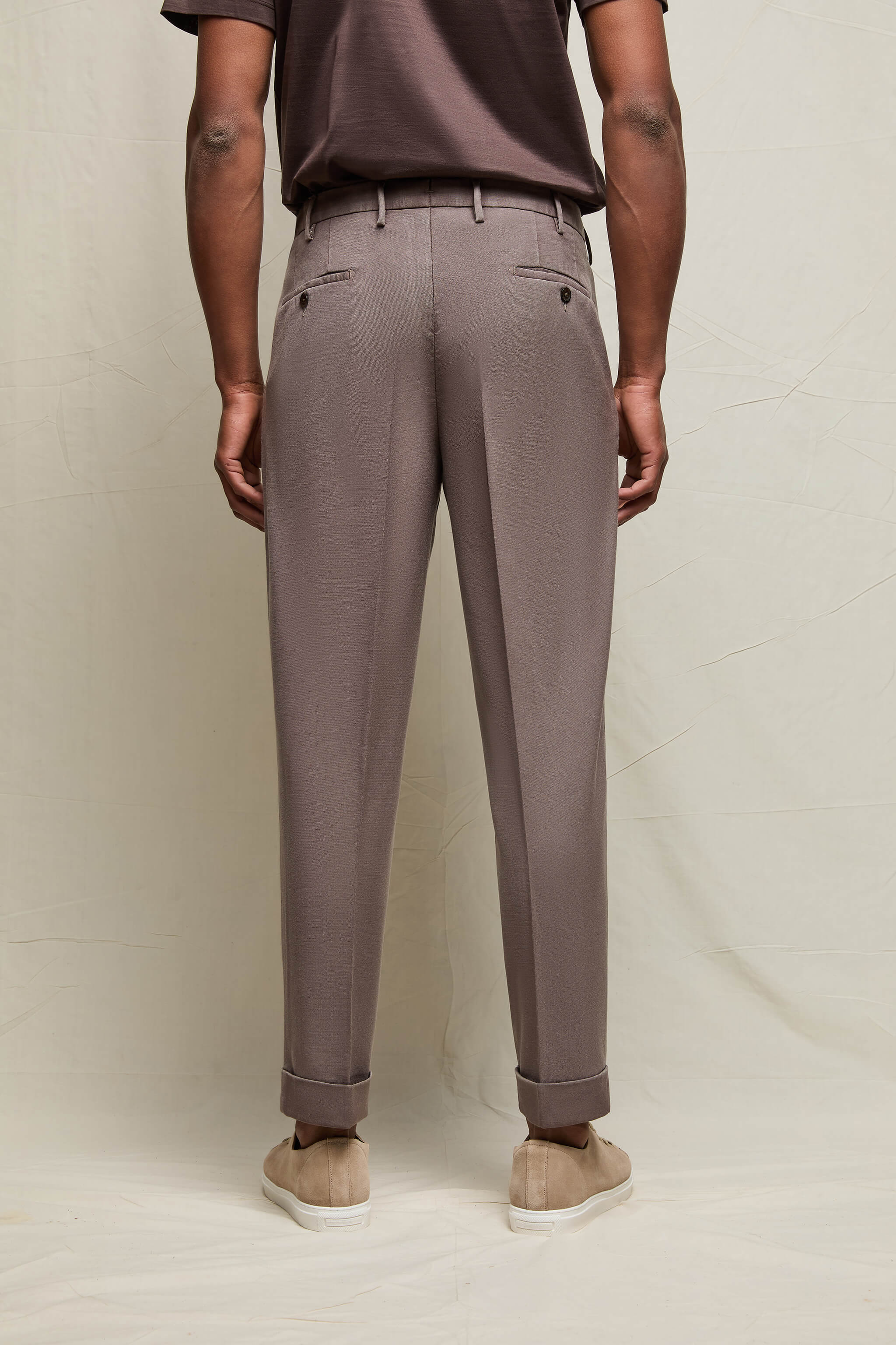 Pantalone MILES tinto capo marrone taupe - Image 2