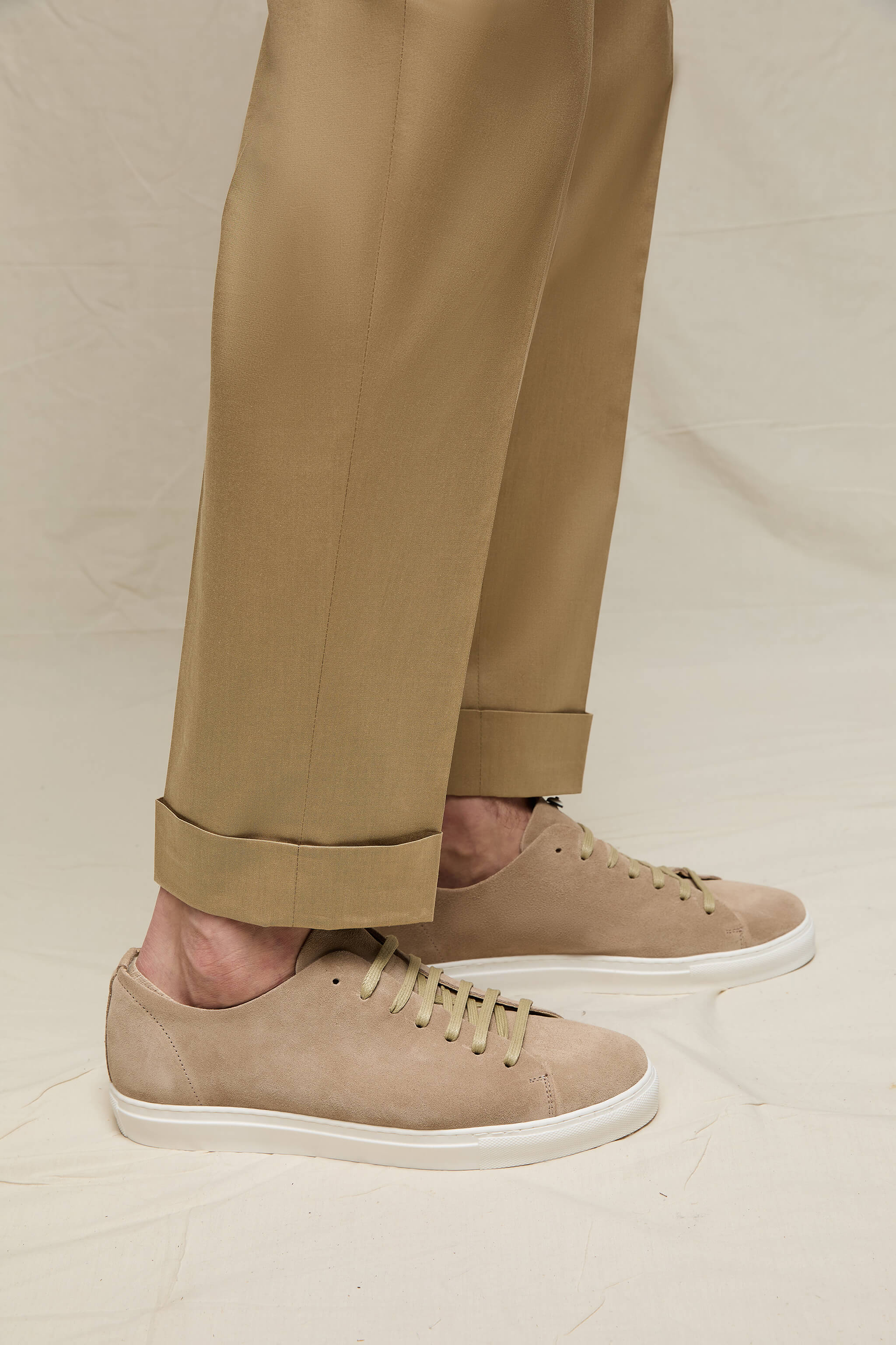Pantalone MILES in 100% cotone cammello - Image 6