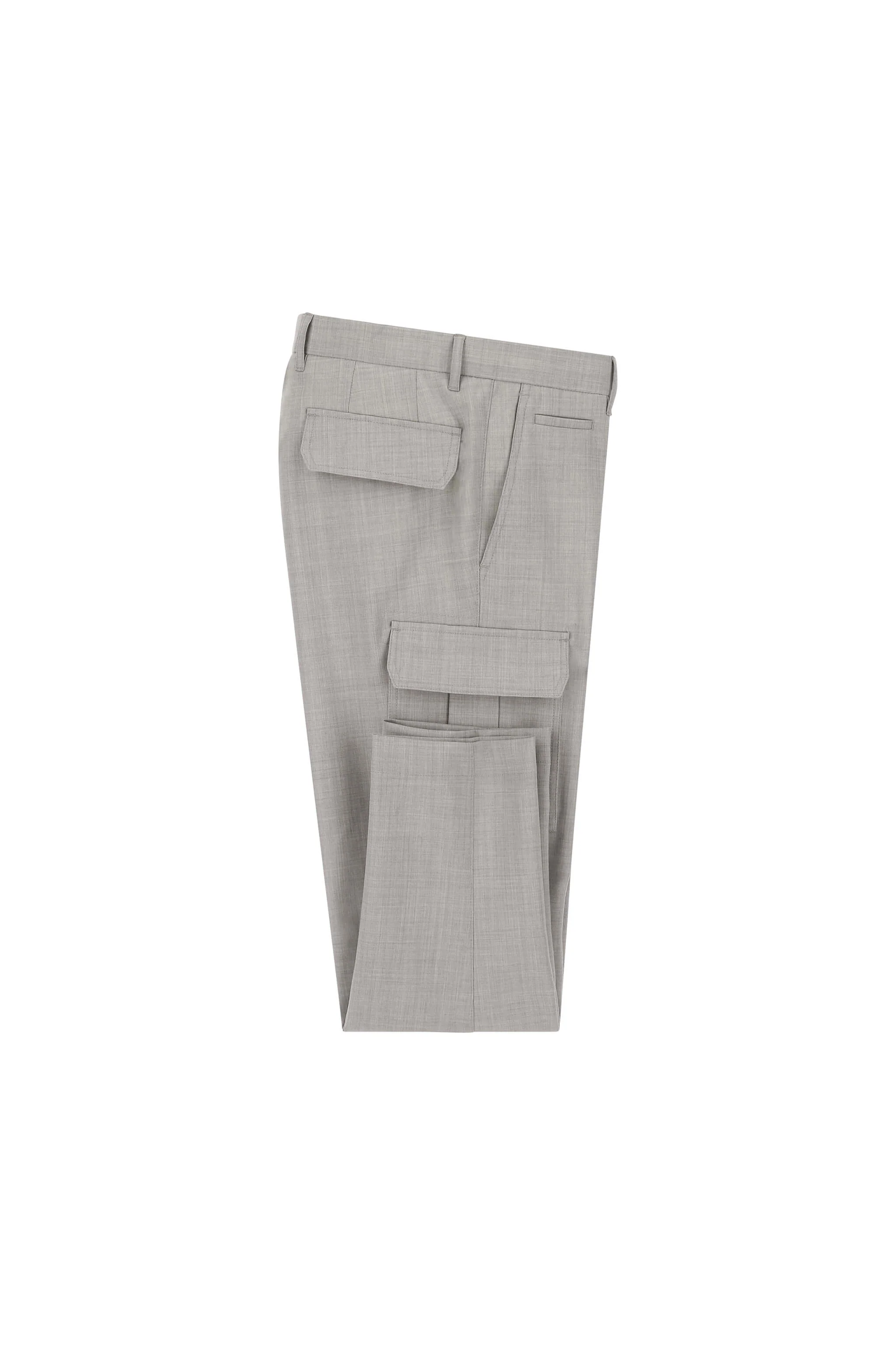Pantalone DIZZY in lana grigio minerale - Image 6