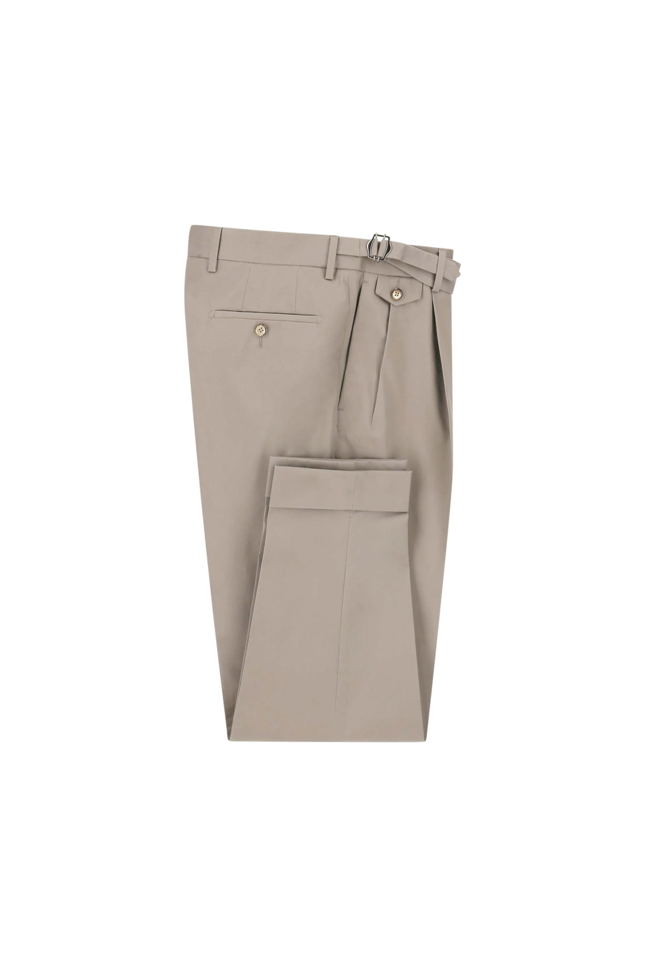 Pantalone HERBIE in cotone grigio tortora - Image 6