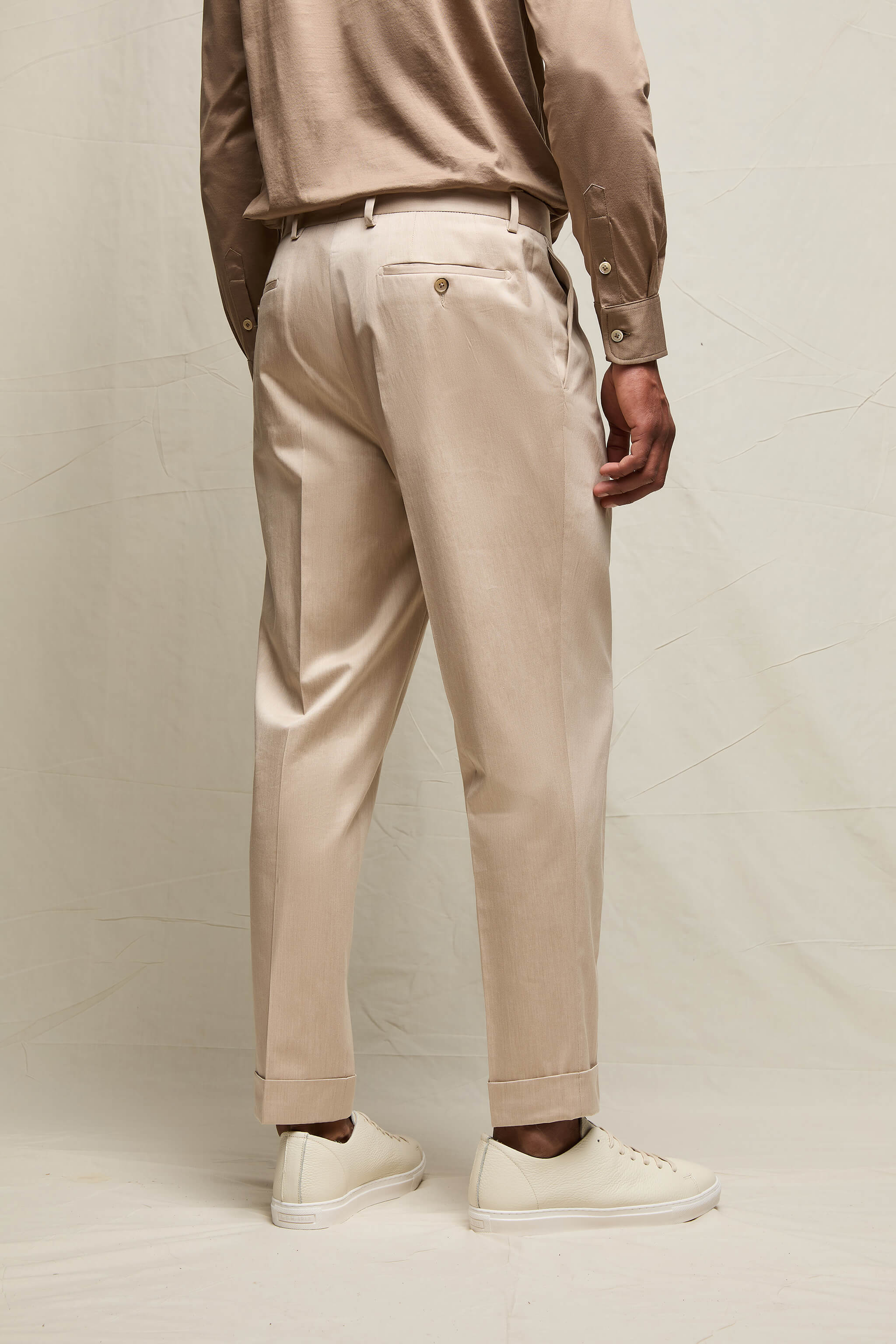 Pantalone Jaco in cotone sabbia - Image 3