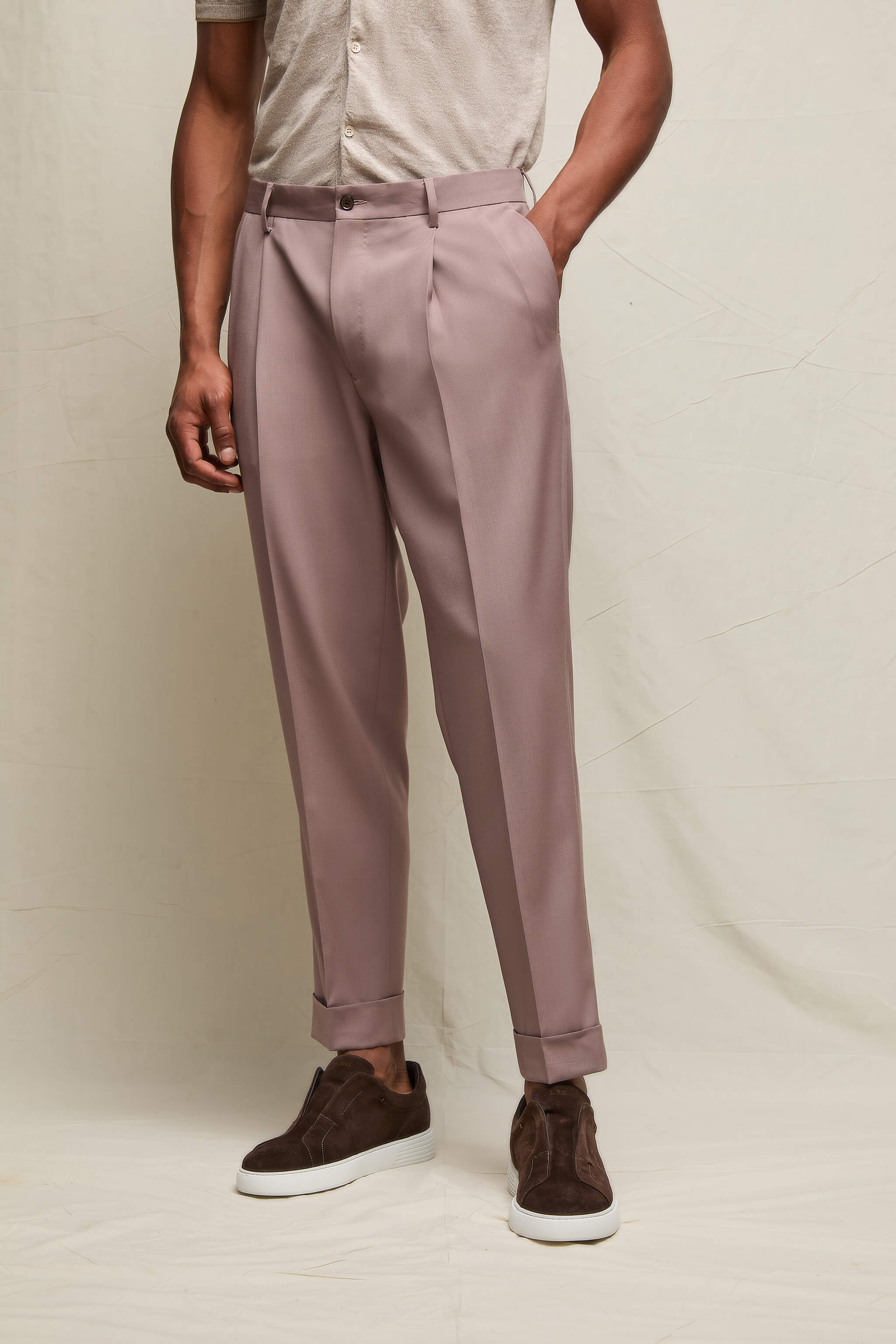 Pantalone Jaco malva cipria - Image 2