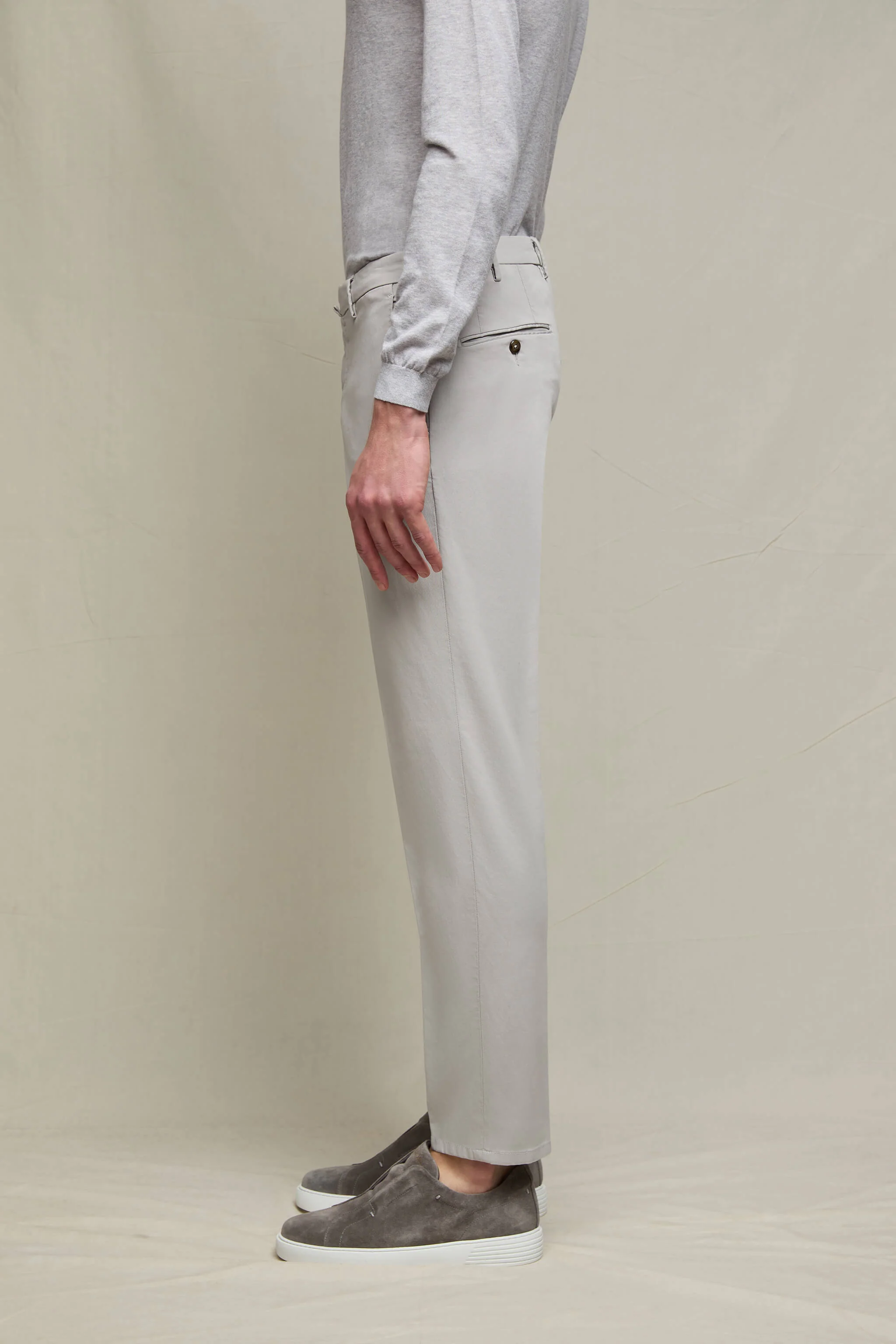 Pantalone ELTON tinto capo grigio ghiaccio - Image 4