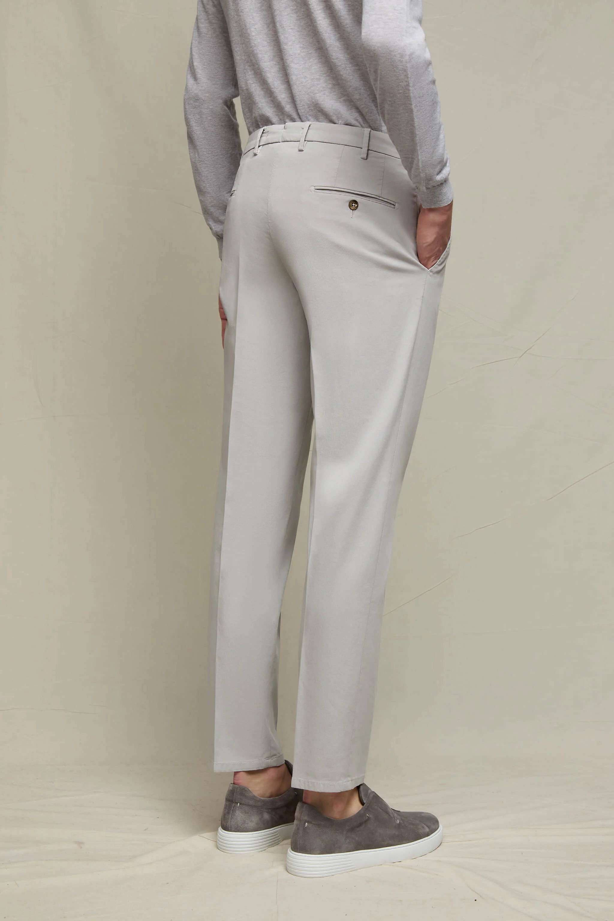 Pantalone ELTON tinto capo grigio ghiaccio - Image 5