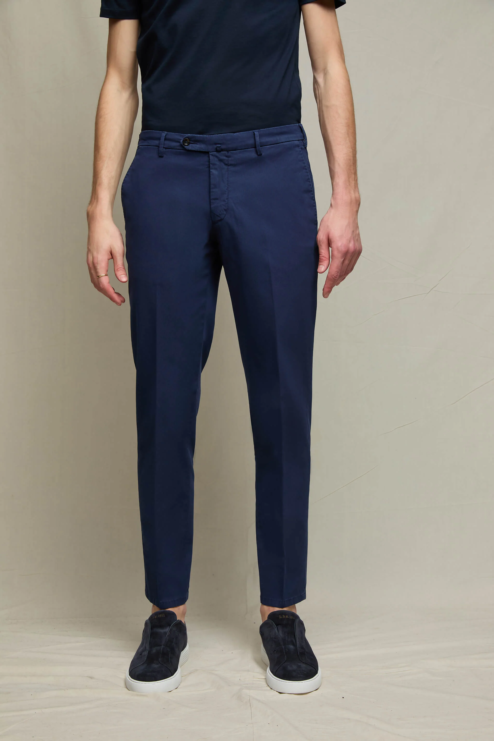Pantalone ELTON tinto capo blu navy