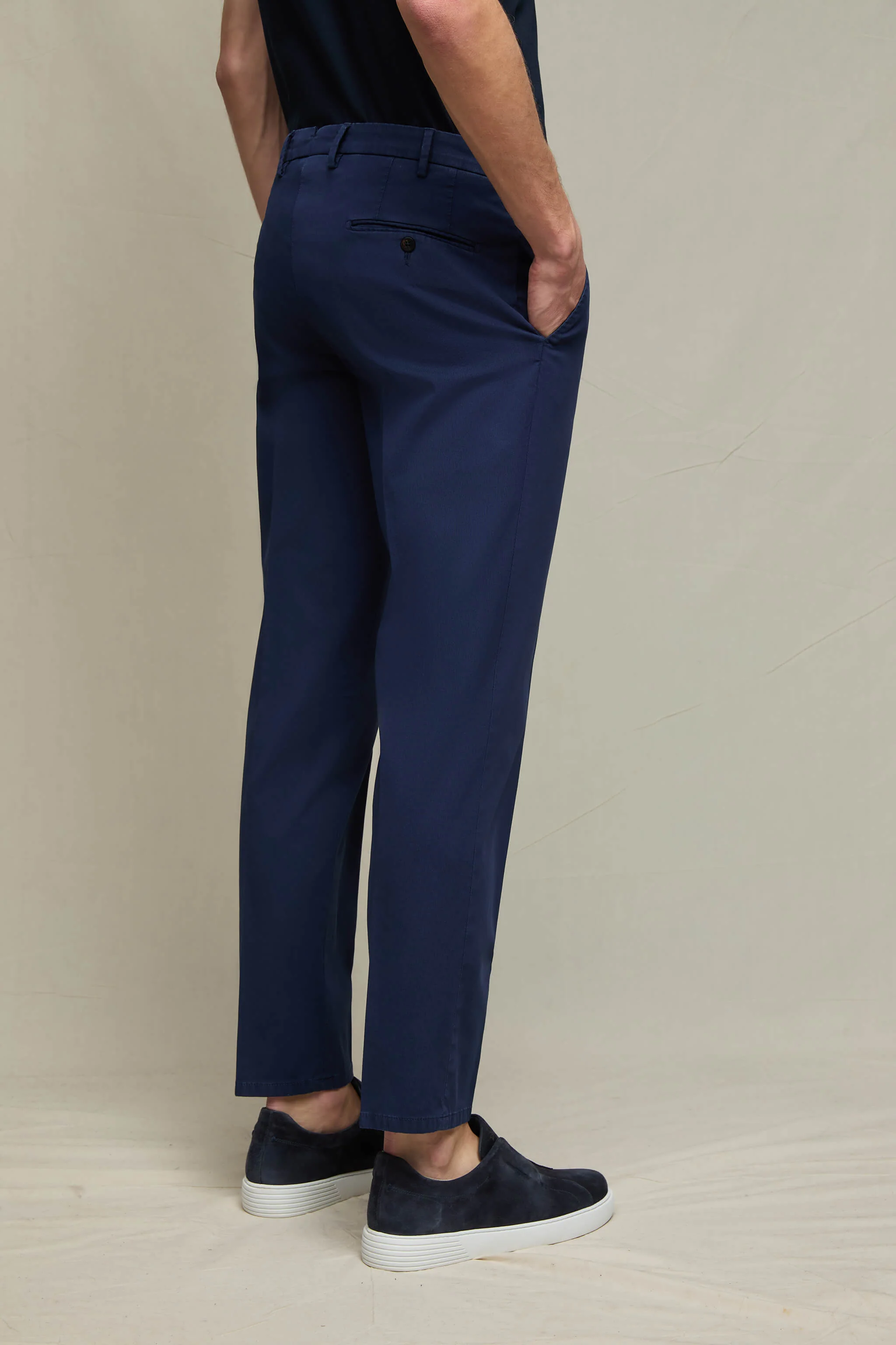 Pantalone ELTON tinto capo blu navy - Image 3