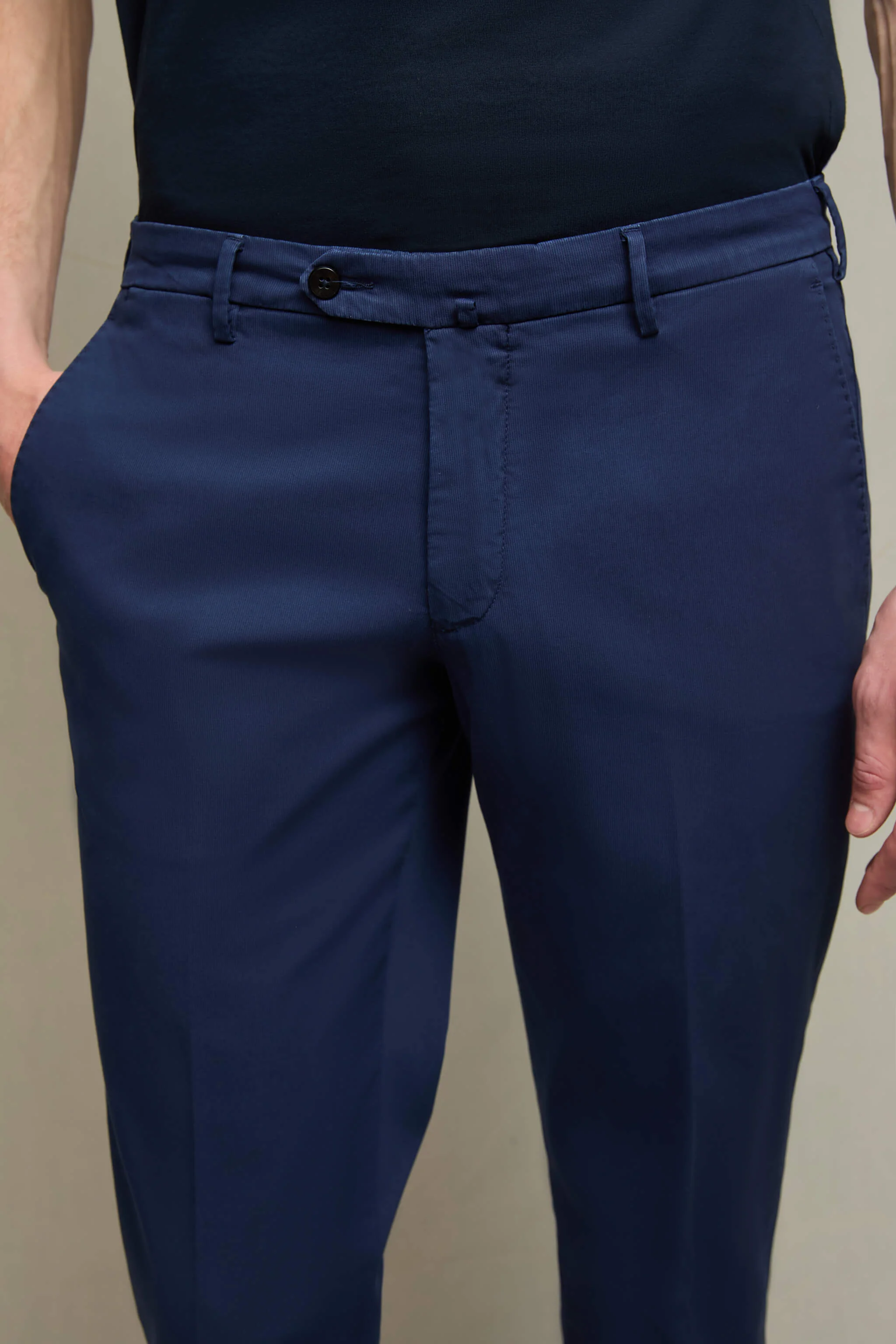 Pantalone ELTON tinto capo blu navy - Image 5
