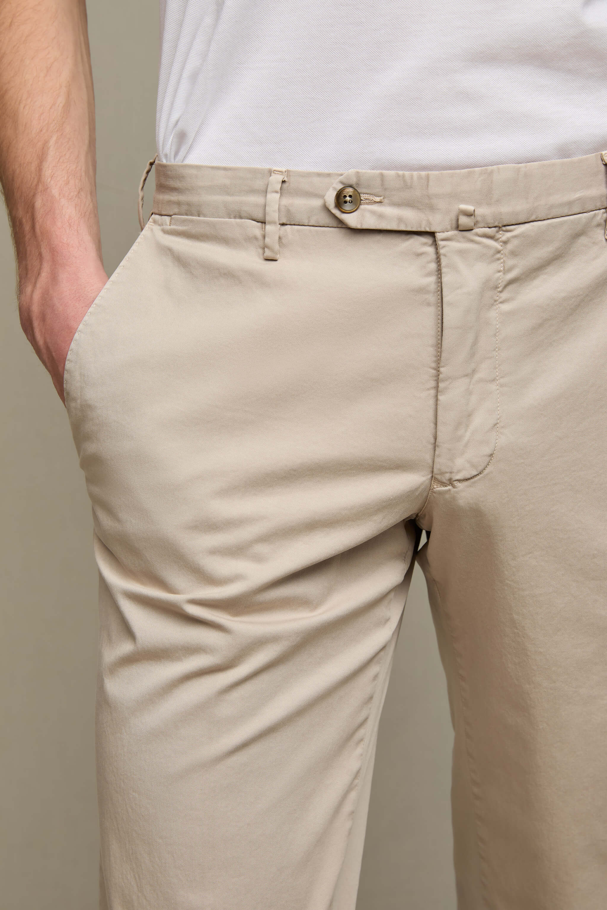 Pantalone ELTON tinto capo sabbia - Image 6